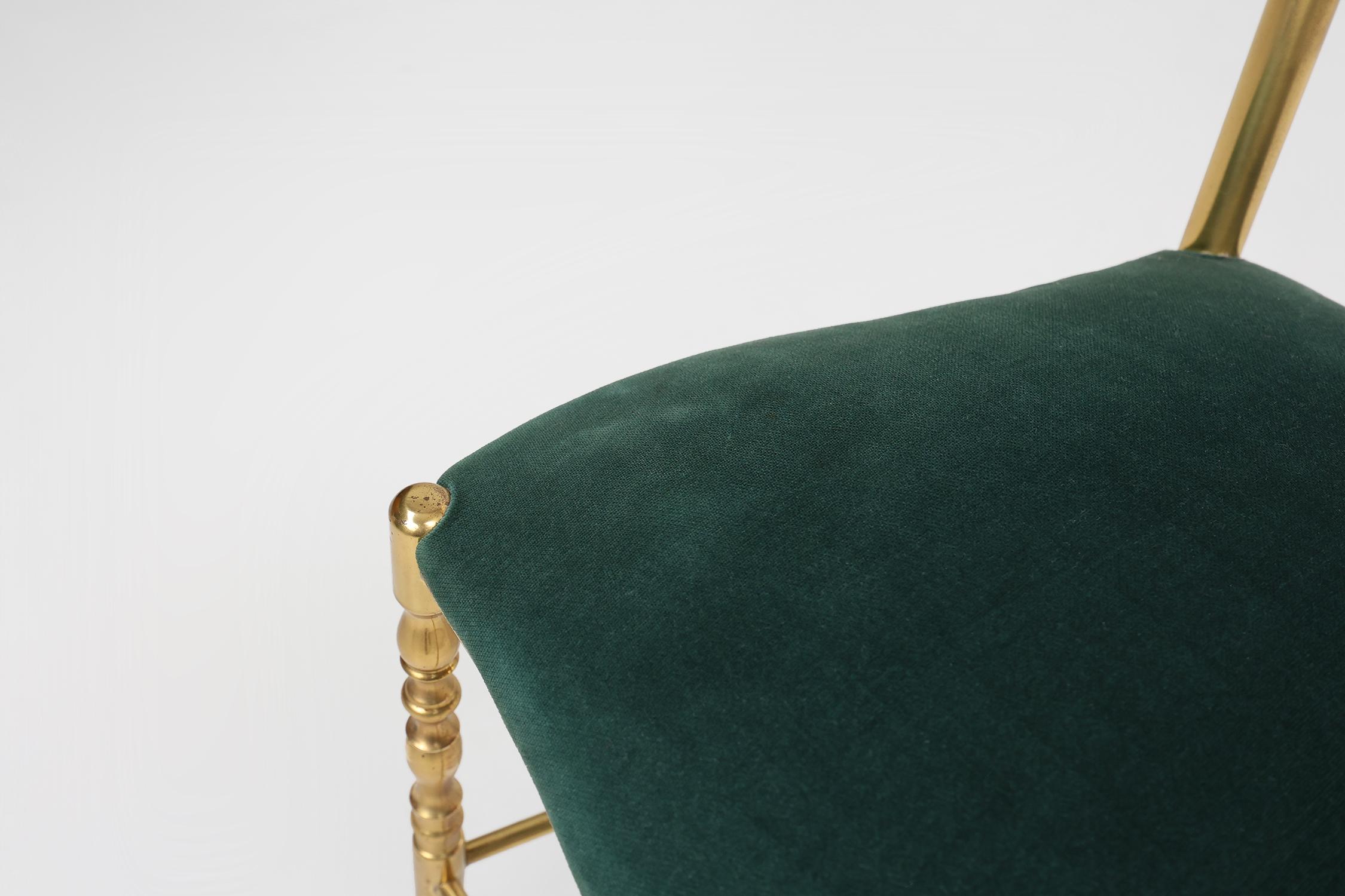 Brass Iconic Chiavari chair by Giuseppe Gaetano Descalzi, Italy 1970s For Sale