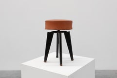 Iconic Clemenceau stool by André Domin and Marcel Genevière, France  1957