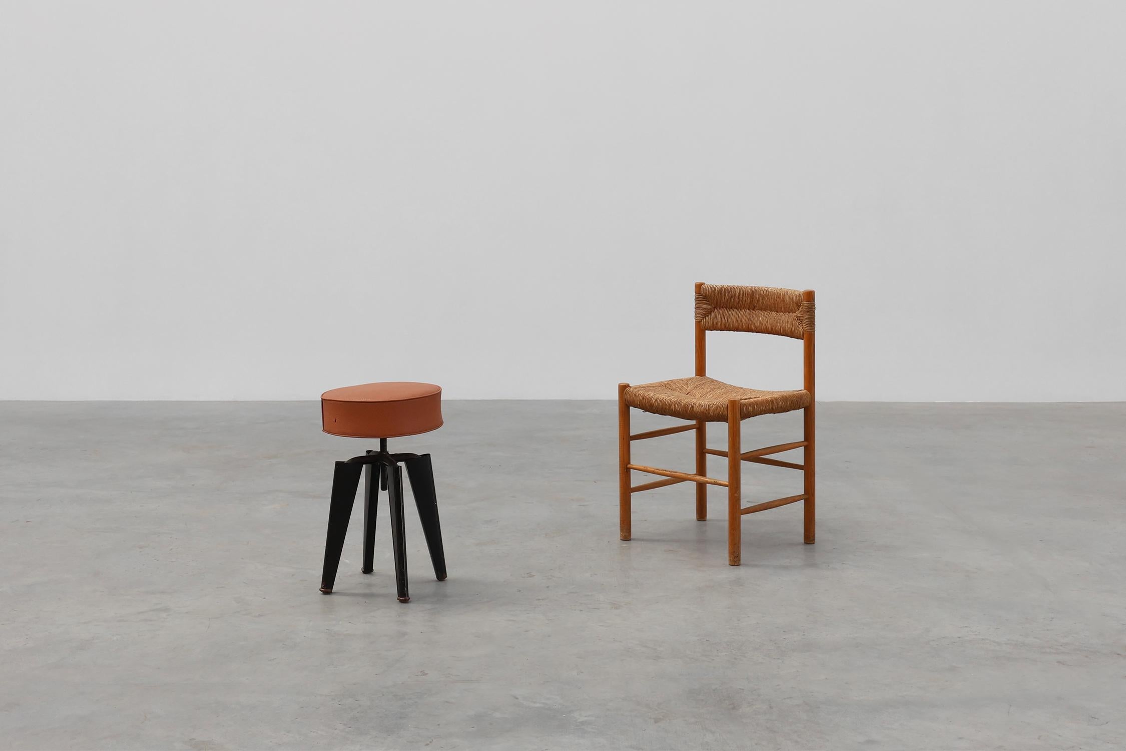 L'iconico sgabello Clemenceau di André Domin e Marcel Genevière, Francia  1957 In condizioni buone in vendita a Meulebeke, BE