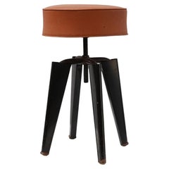 Iconic Clemenceau stool by André Domin and Marcel Genevière, France  1957