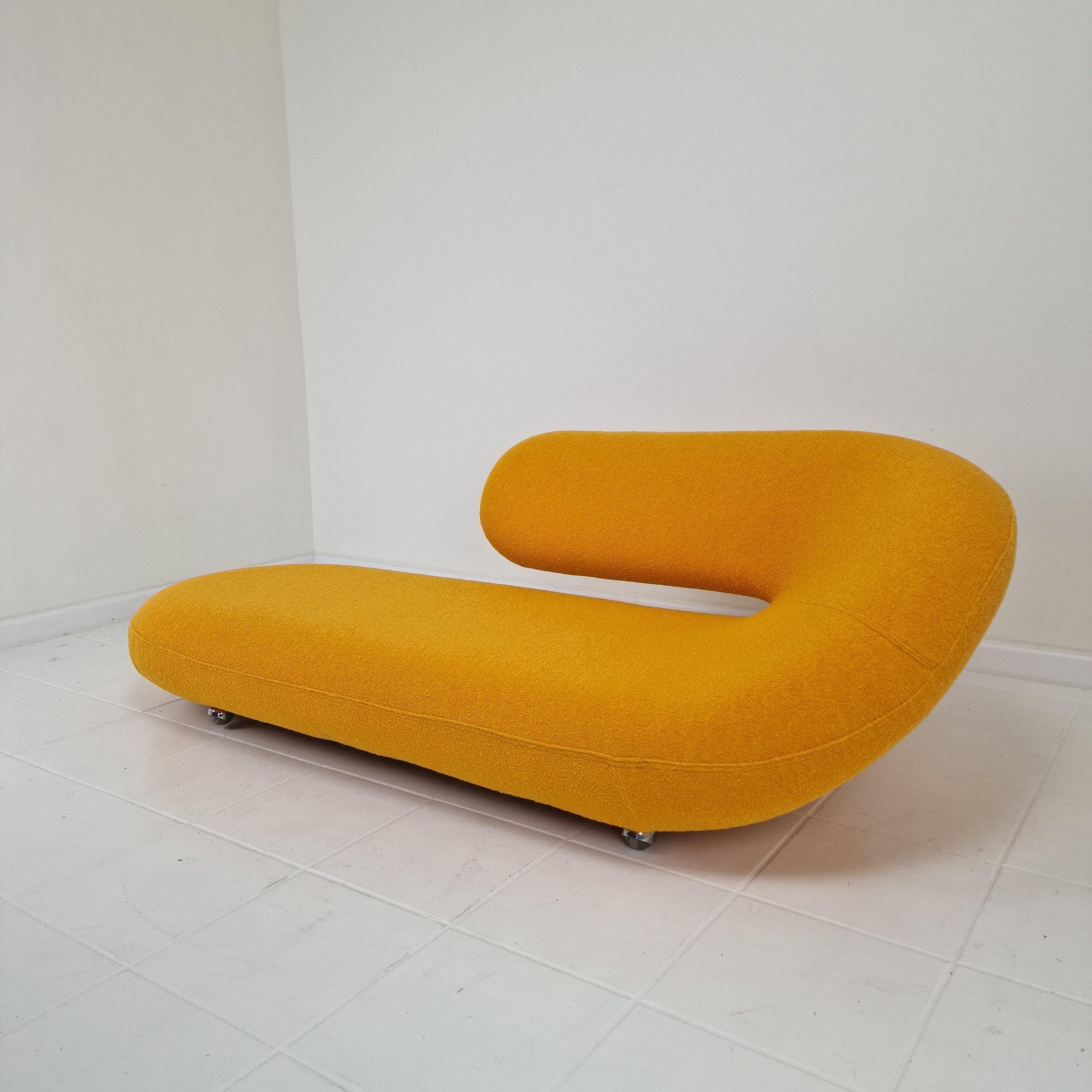 Tissage Chaise longue Cléopâtre de Geoffrey Harcourt pour Artifort, 1970 en vente