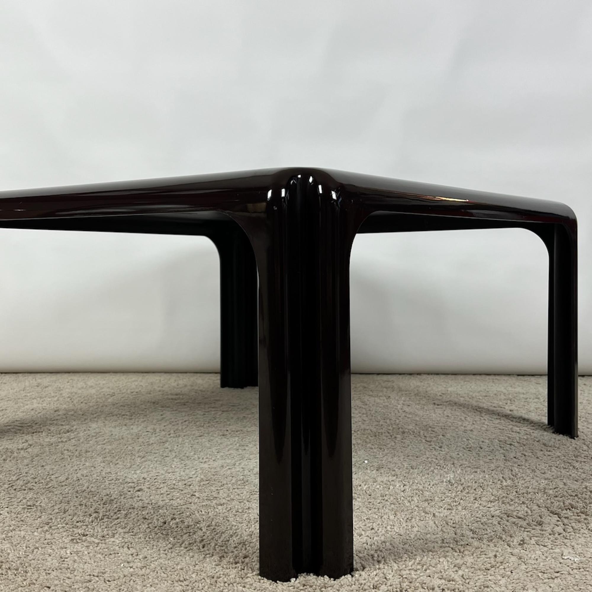 Resin Iconic Coffee Table Arcadia 80 by Vico Magistretti for Artemide, 1960s