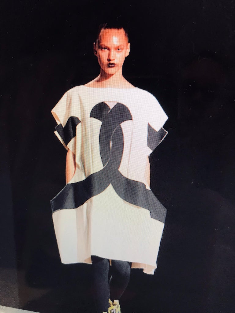 comme des garcons white dress
