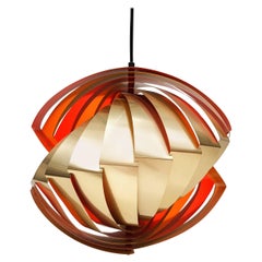 Iconic "Conch" Pendant, in Danish "Konkylie" Designed by Louis Weisdorf