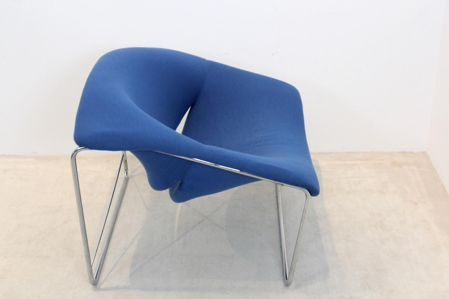Steel Iconic 'Cubique' Chair by Olivier Mourgue for Airborne International, 1968 For Sale