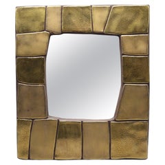 Iconico specchio in ceramica "Cuzco" , Mithé Espelt, Francia, anni '70
