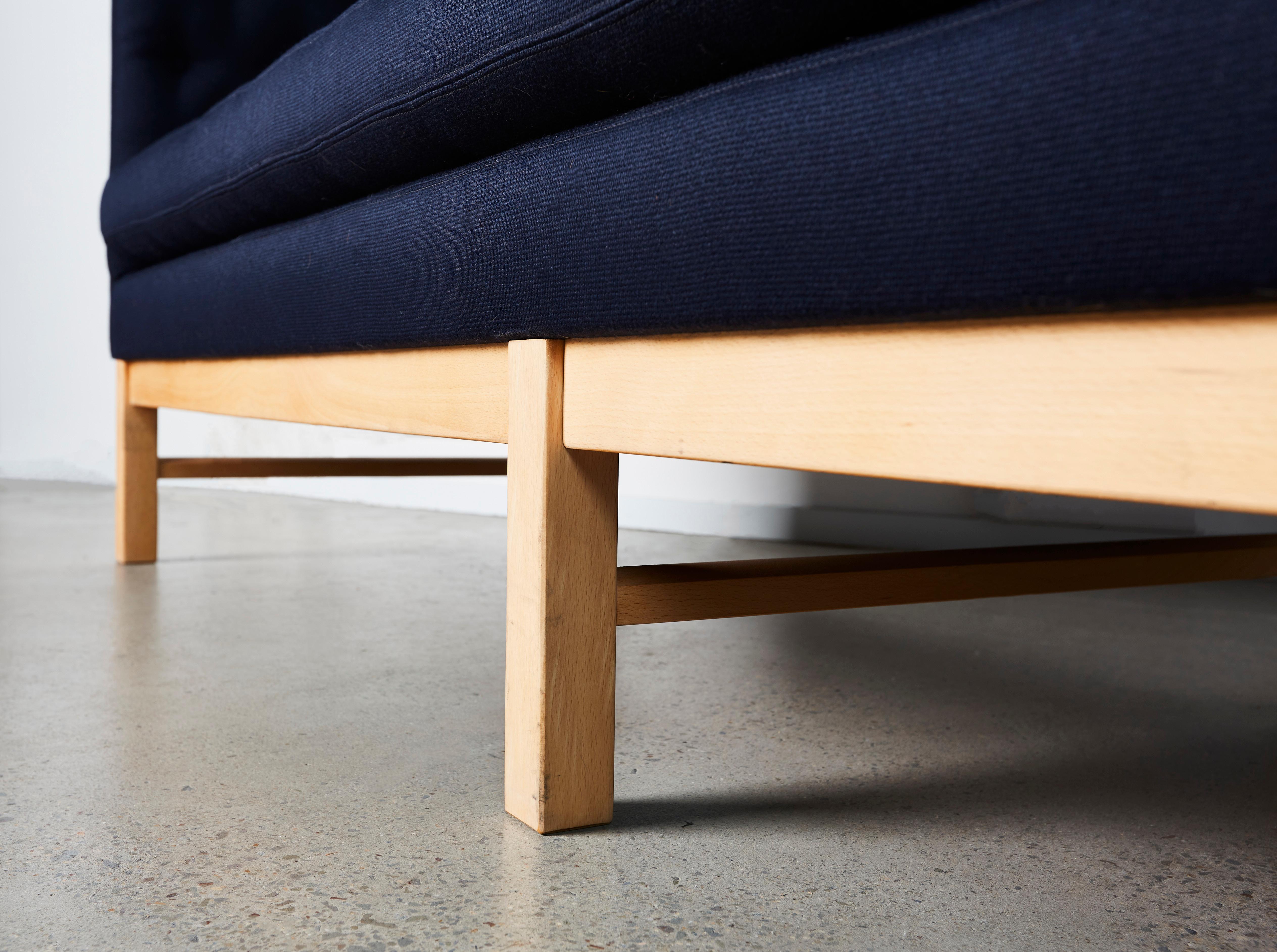 Iconic Danish 'EJ 315' 3 seat sofa designed by Erik Ole Jorgensen For Sale 3