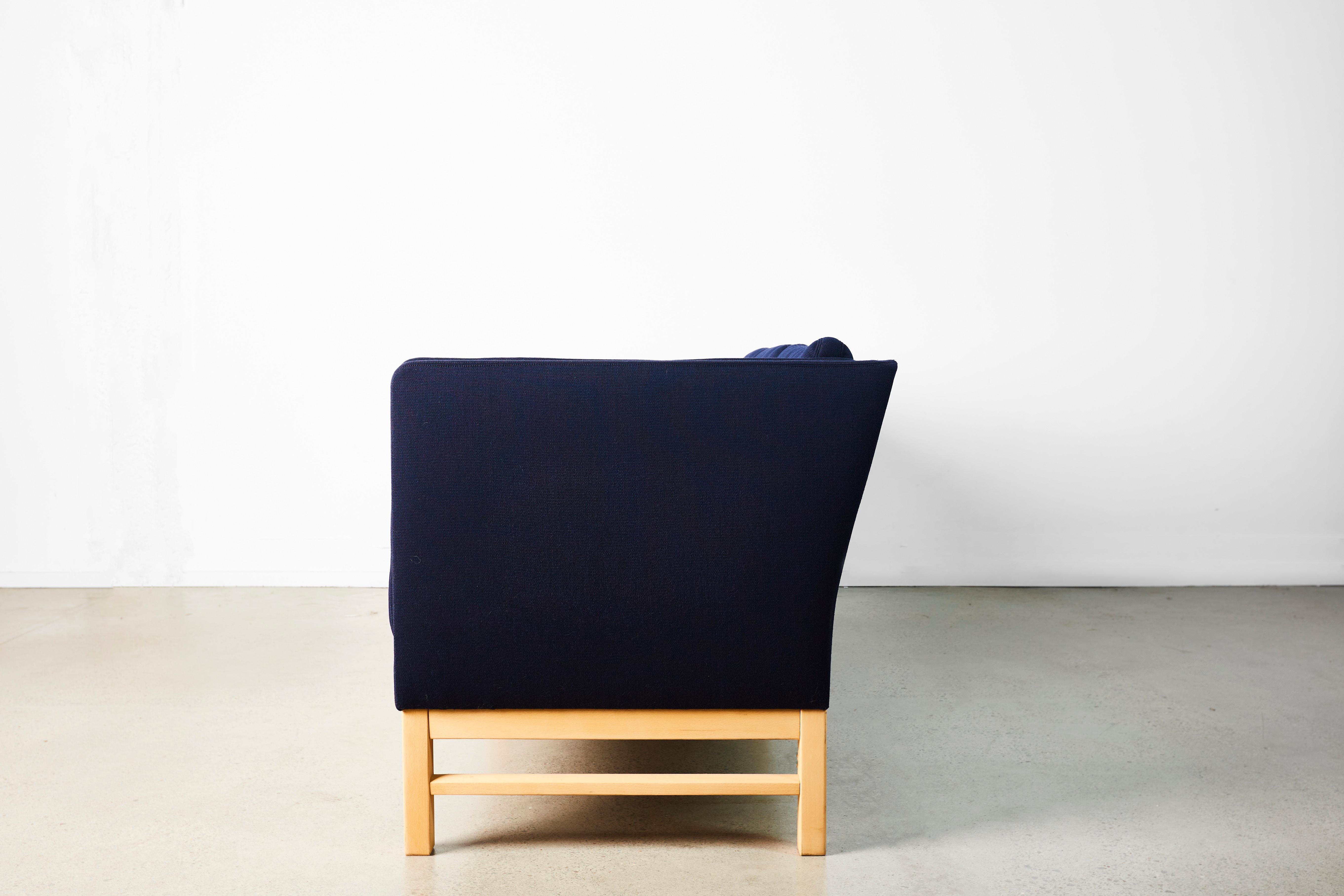 Mid-Century Modern Iconic Danish 'EJ 315' 3 seat sofa designed by Erik Ole Jorgensen For Sale