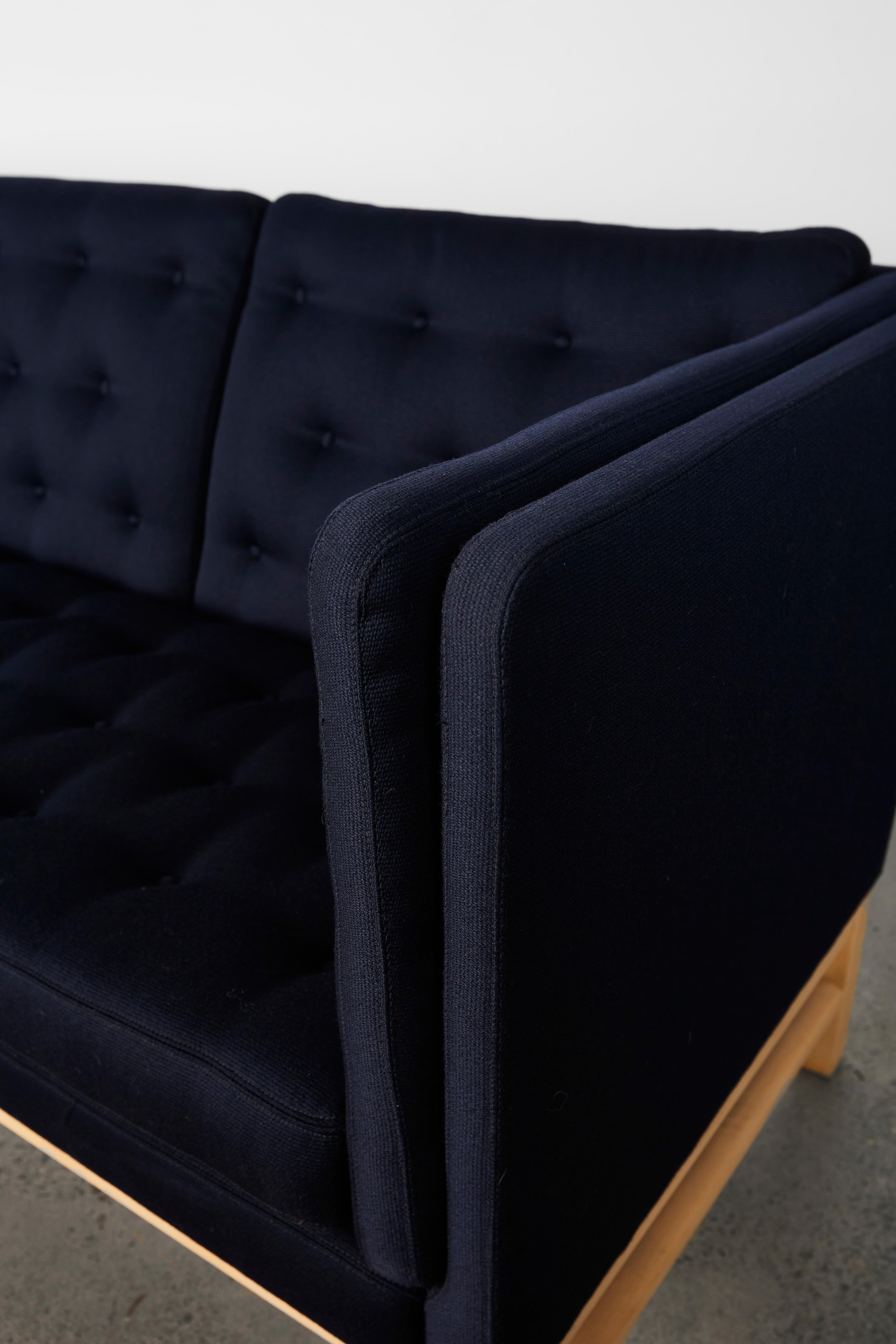 Iconic Danish 'EJ 315' 3 seat sofa designed by Erik Ole Jorgensen For Sale 1