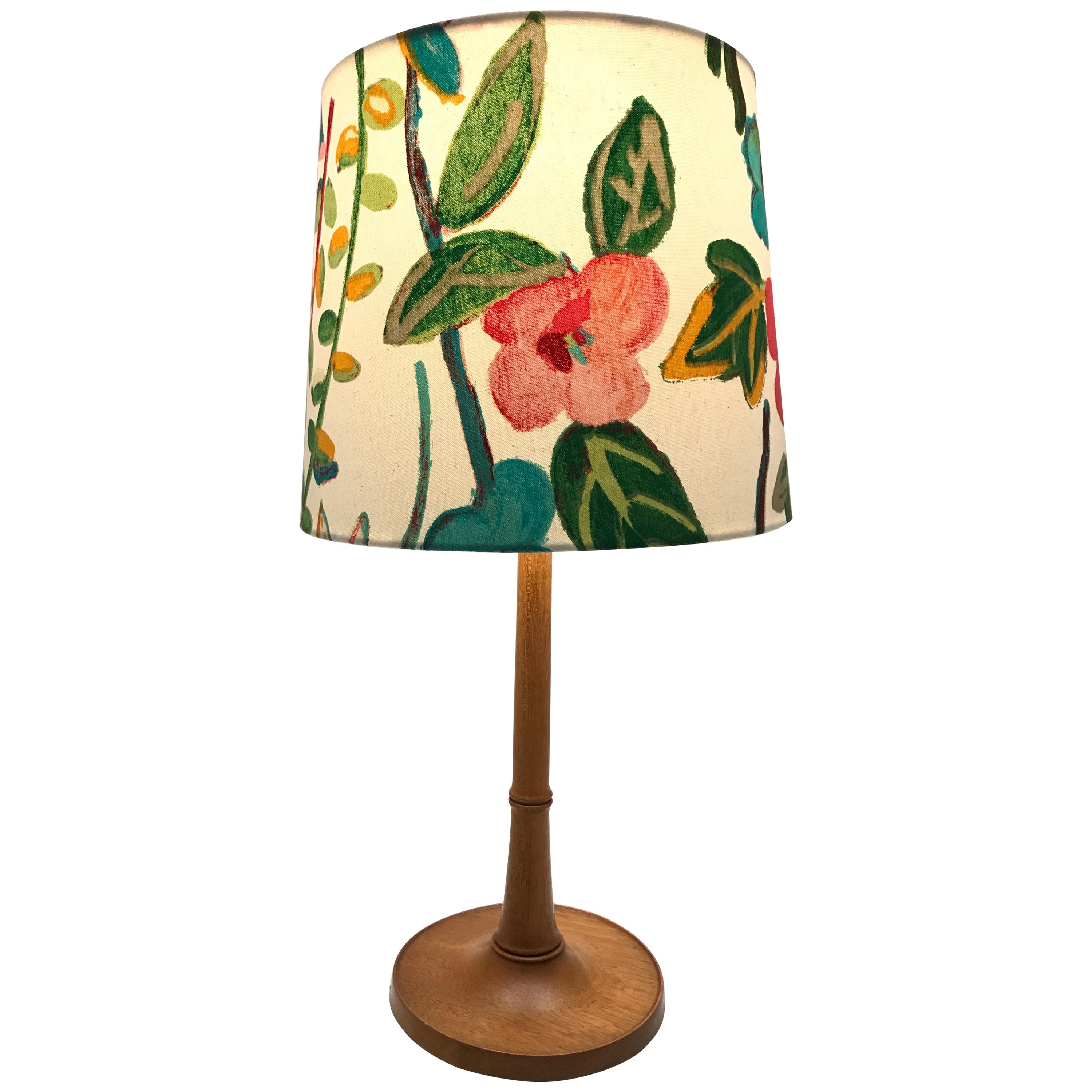 Iconic Danish Esben Klint Table Lamp Model 301 in Solid Teak