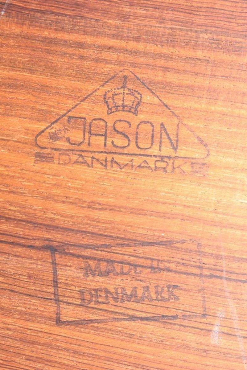 Iconic Danish Midcentury Knud Joos Side Tables Model 600, for Jason Möbler 1960s In Good Condition For Sale In Basel, BS