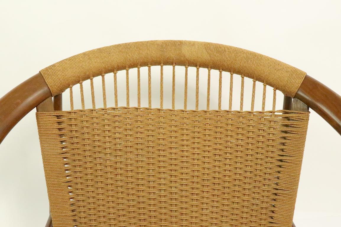 Iconic Danish Modern Ringstol Chair by Illum Wikkelso 2