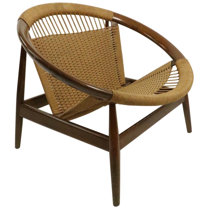 Iconic Danish Modern Ringstol Chair by Illum Wikkelso