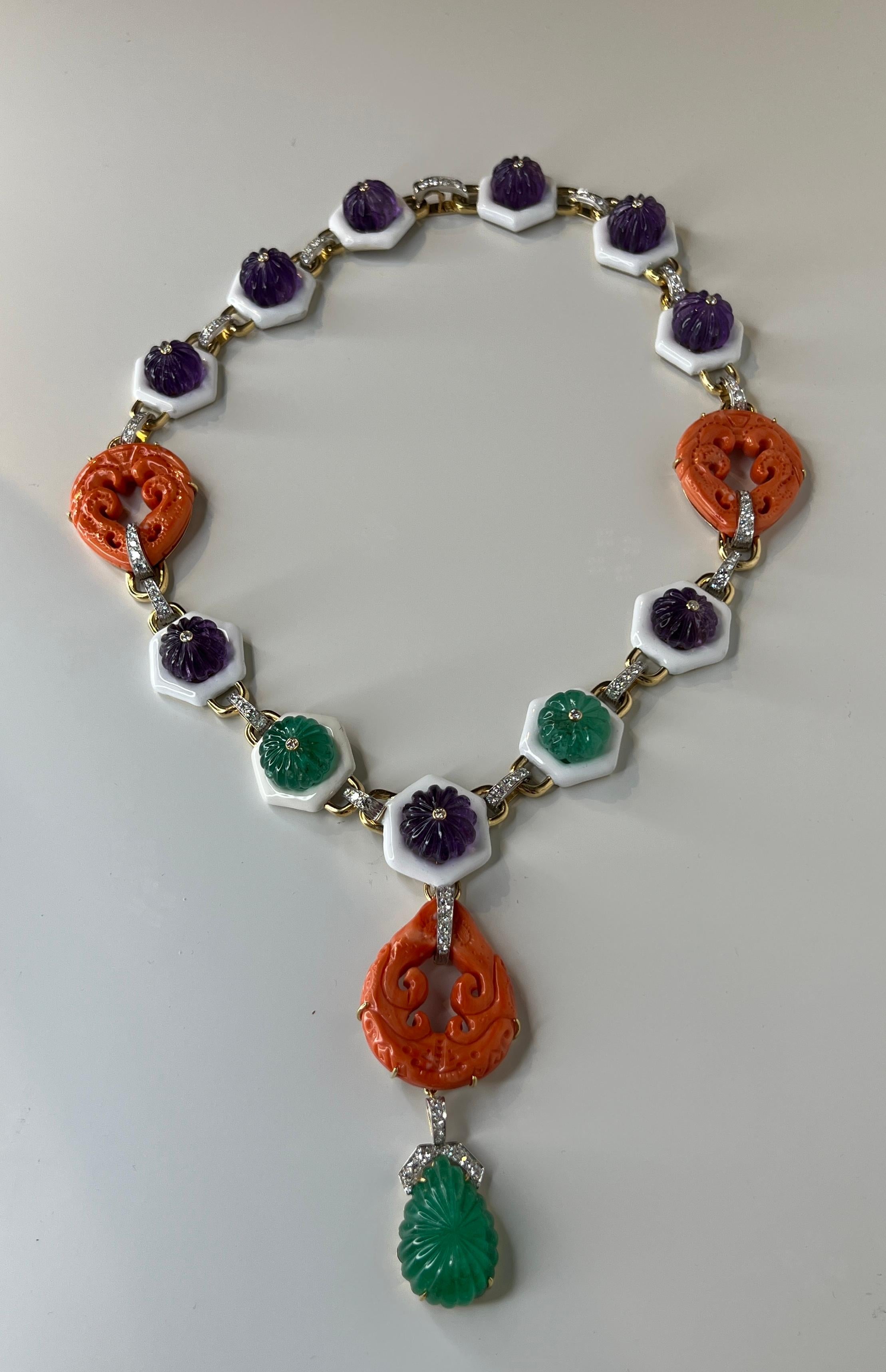 Collier IConone David Webb en vente 5