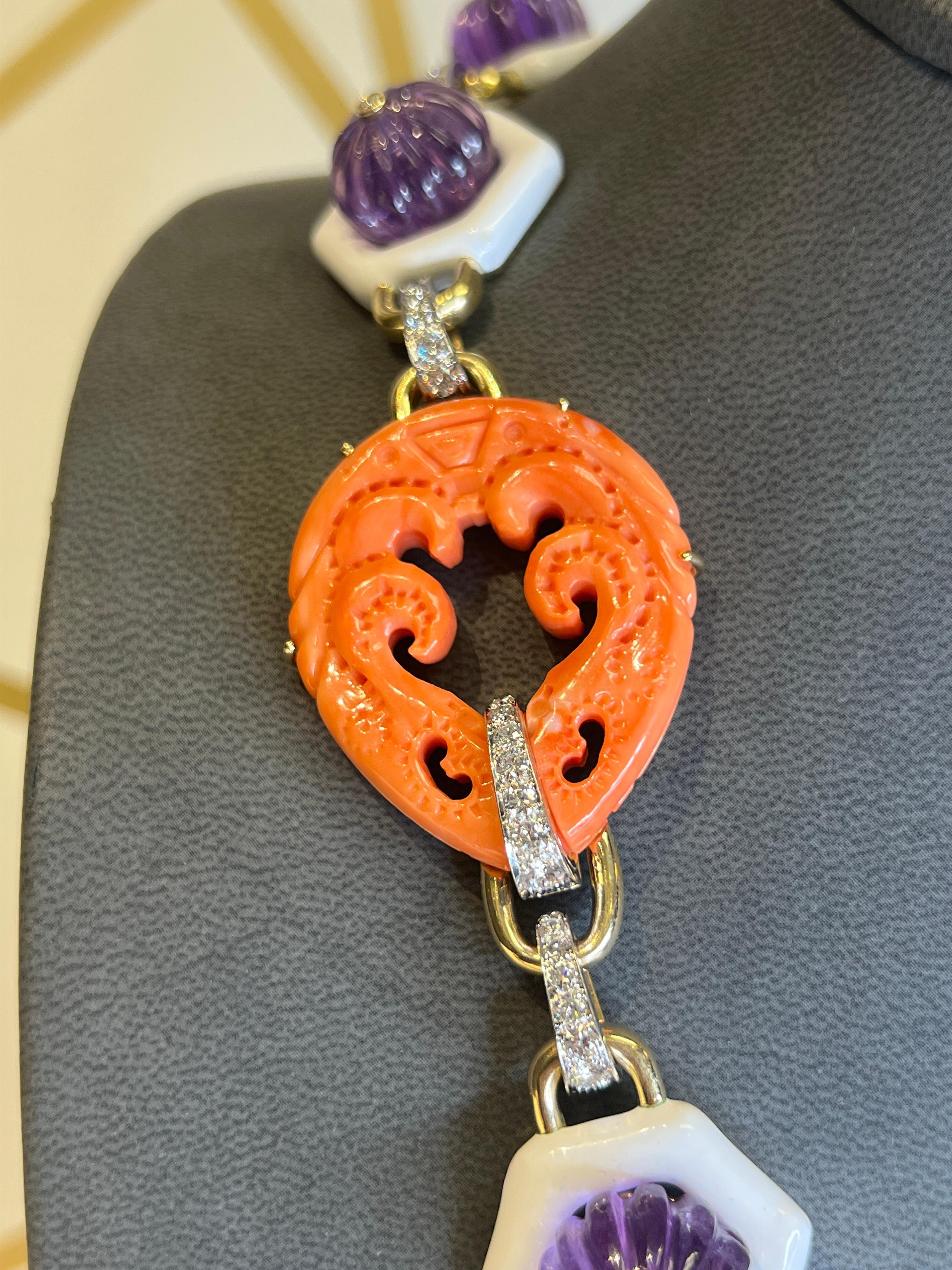Collier IConone David Webb en vente 7