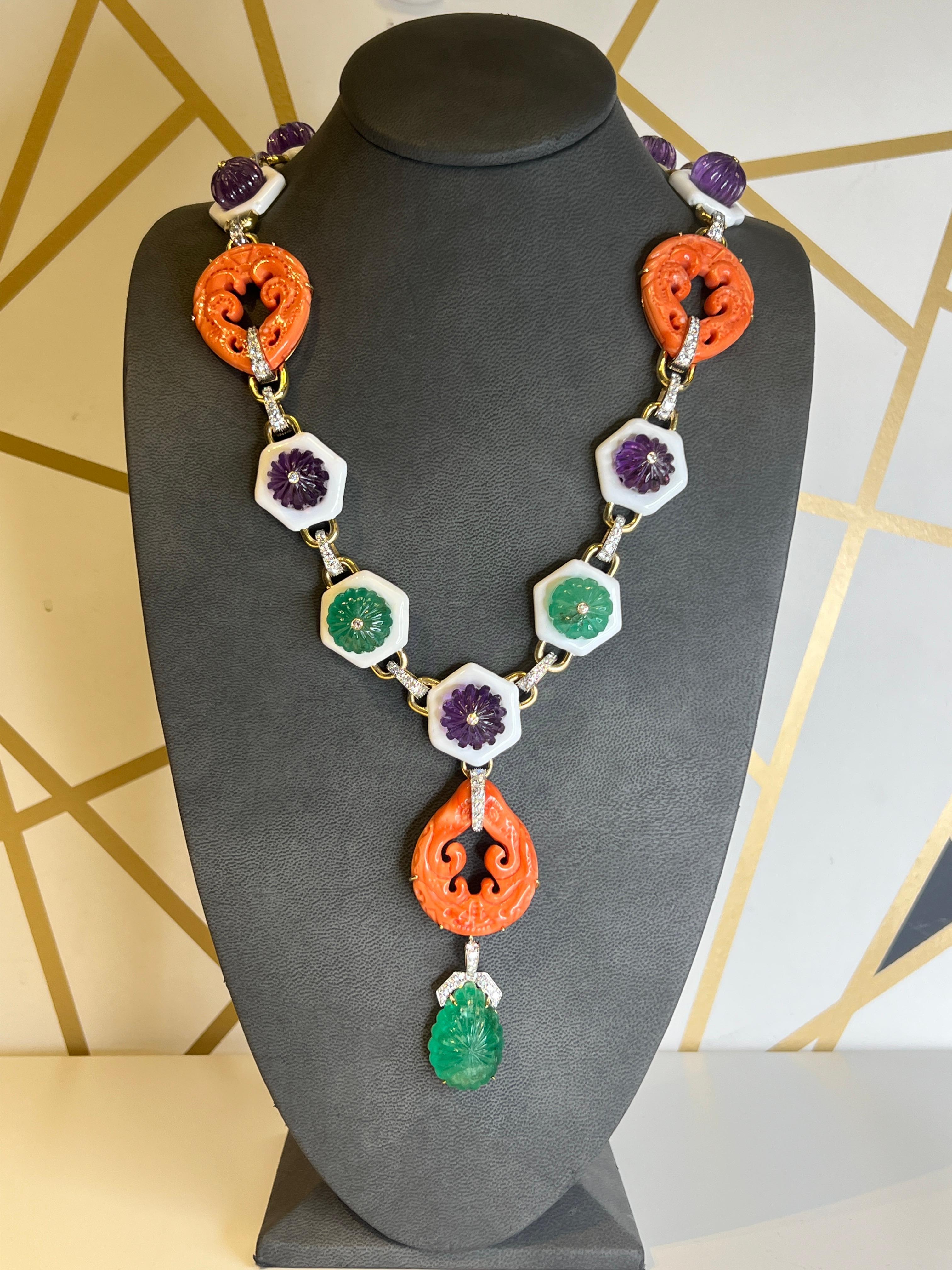 Collier IConone David Webb Pour femmes en vente
