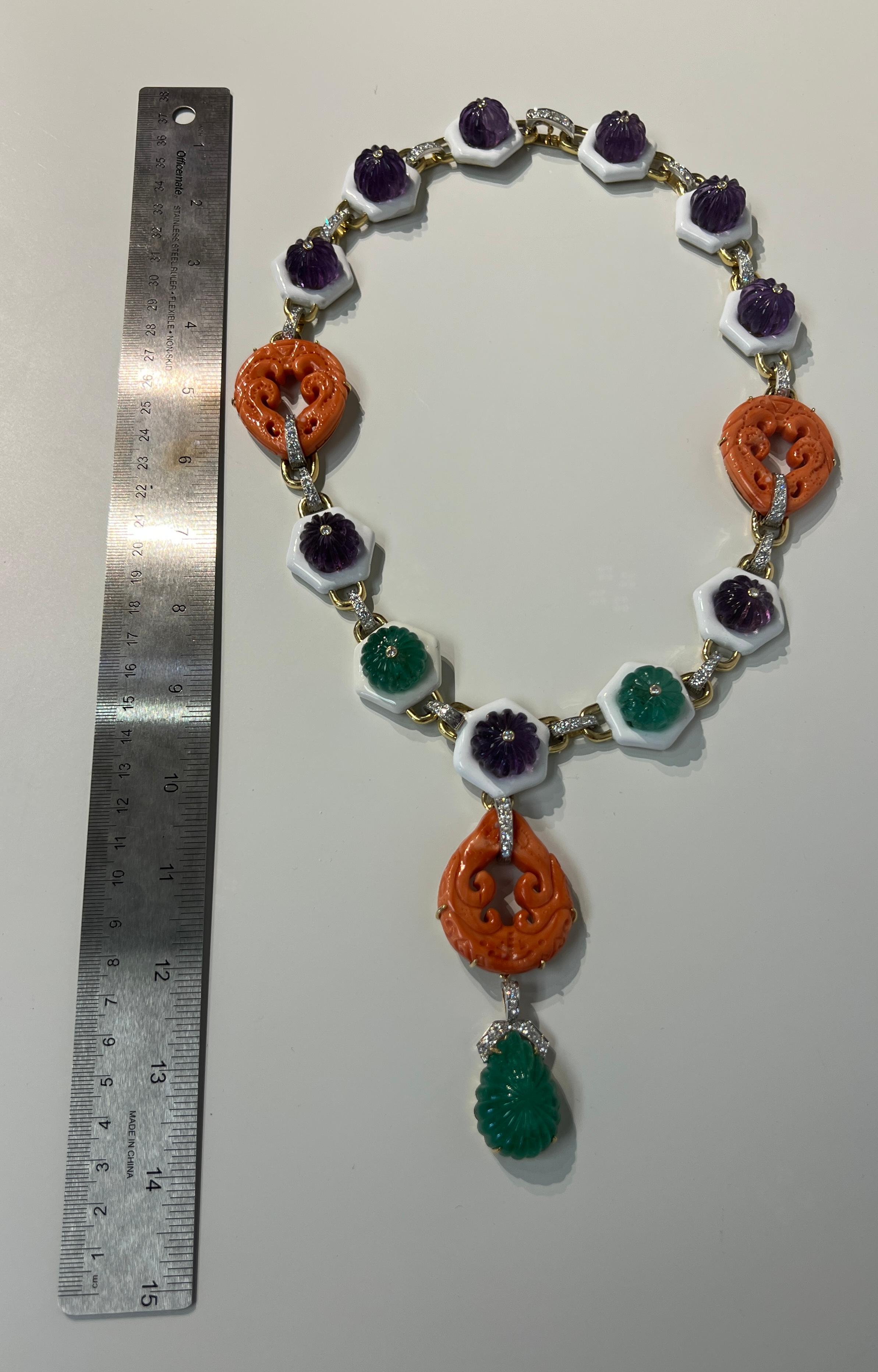 Collier IConone David Webb en vente 3