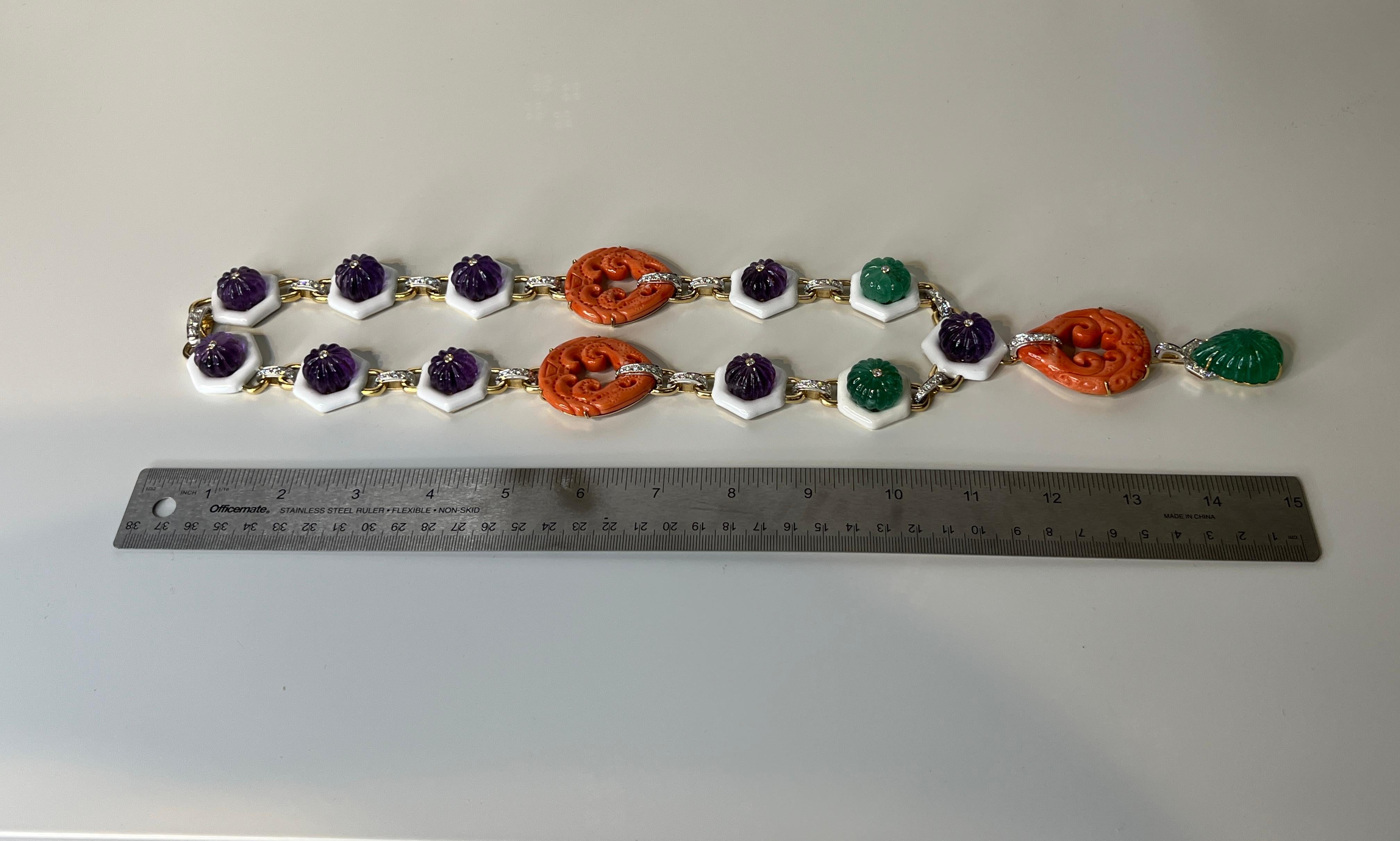 Collier IConone David Webb en vente 4