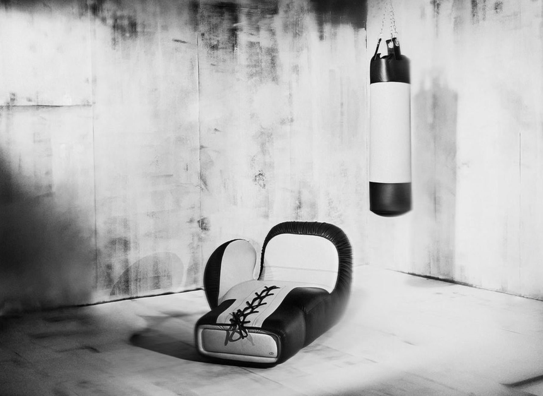 Fait main Canapé ou chaise longue emblématique De Sede Boxing Glove DS-2878/10 version droite en vente