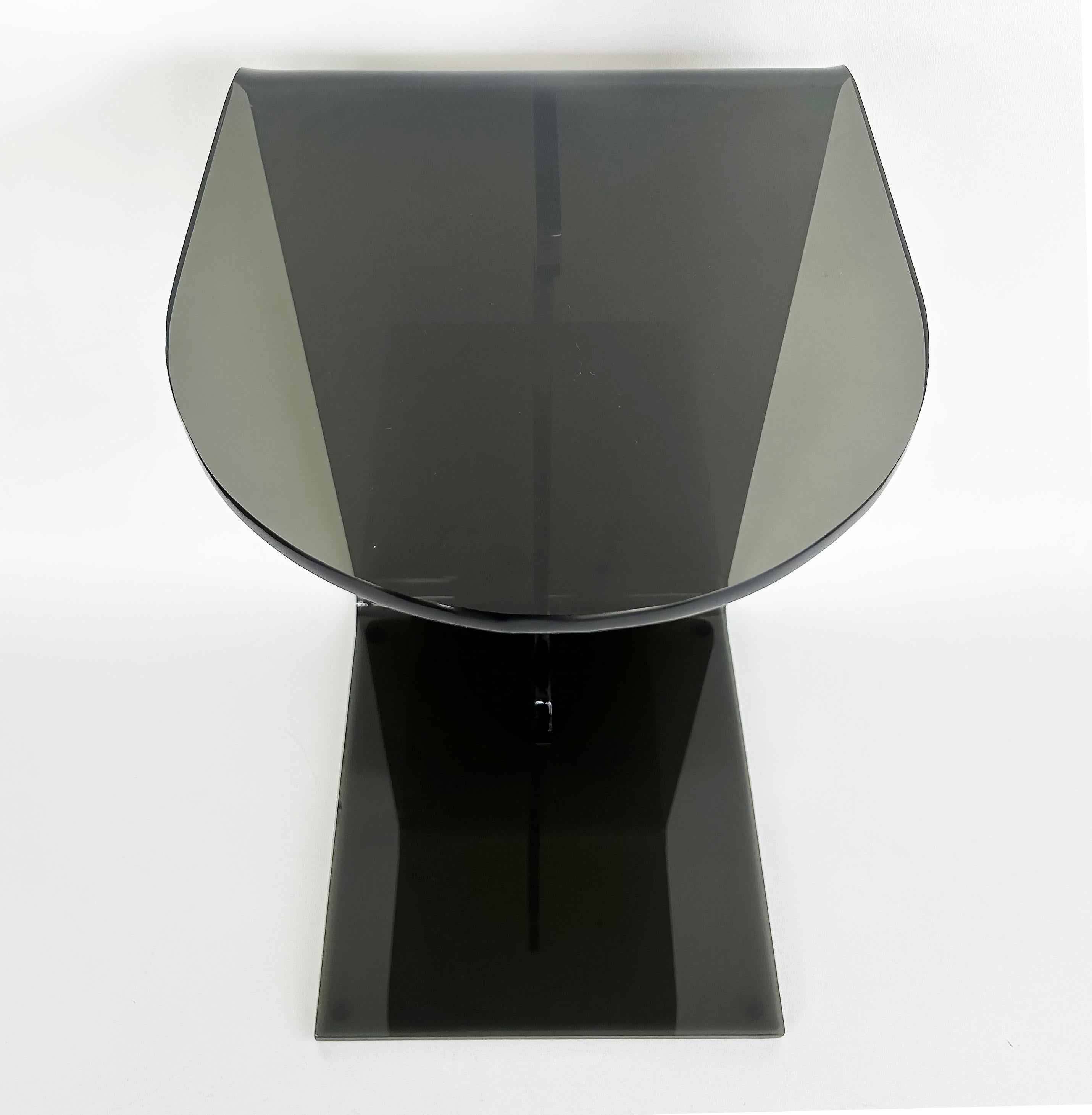 Iconic Design's Custom Smoked Acrylic Side Drinks Table, Many Available ...