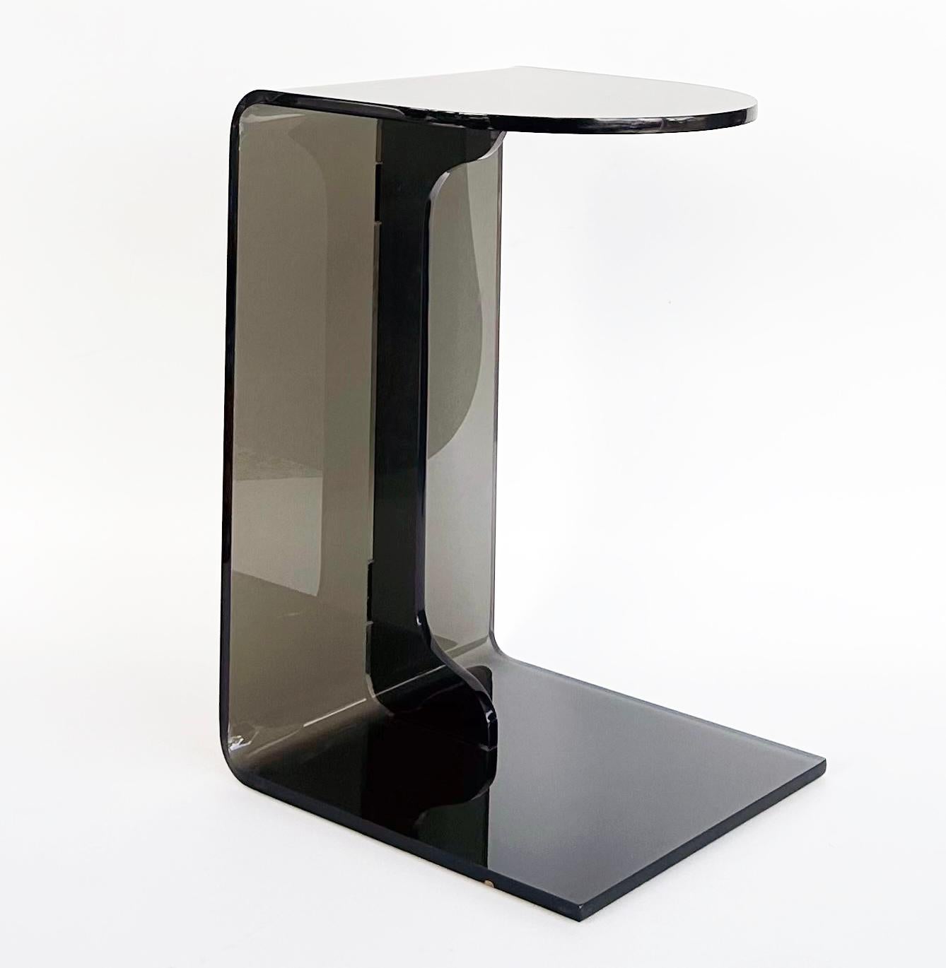 Iconic Design's Custom Smoked Acrylic Side Drinks Table, Many Available ...