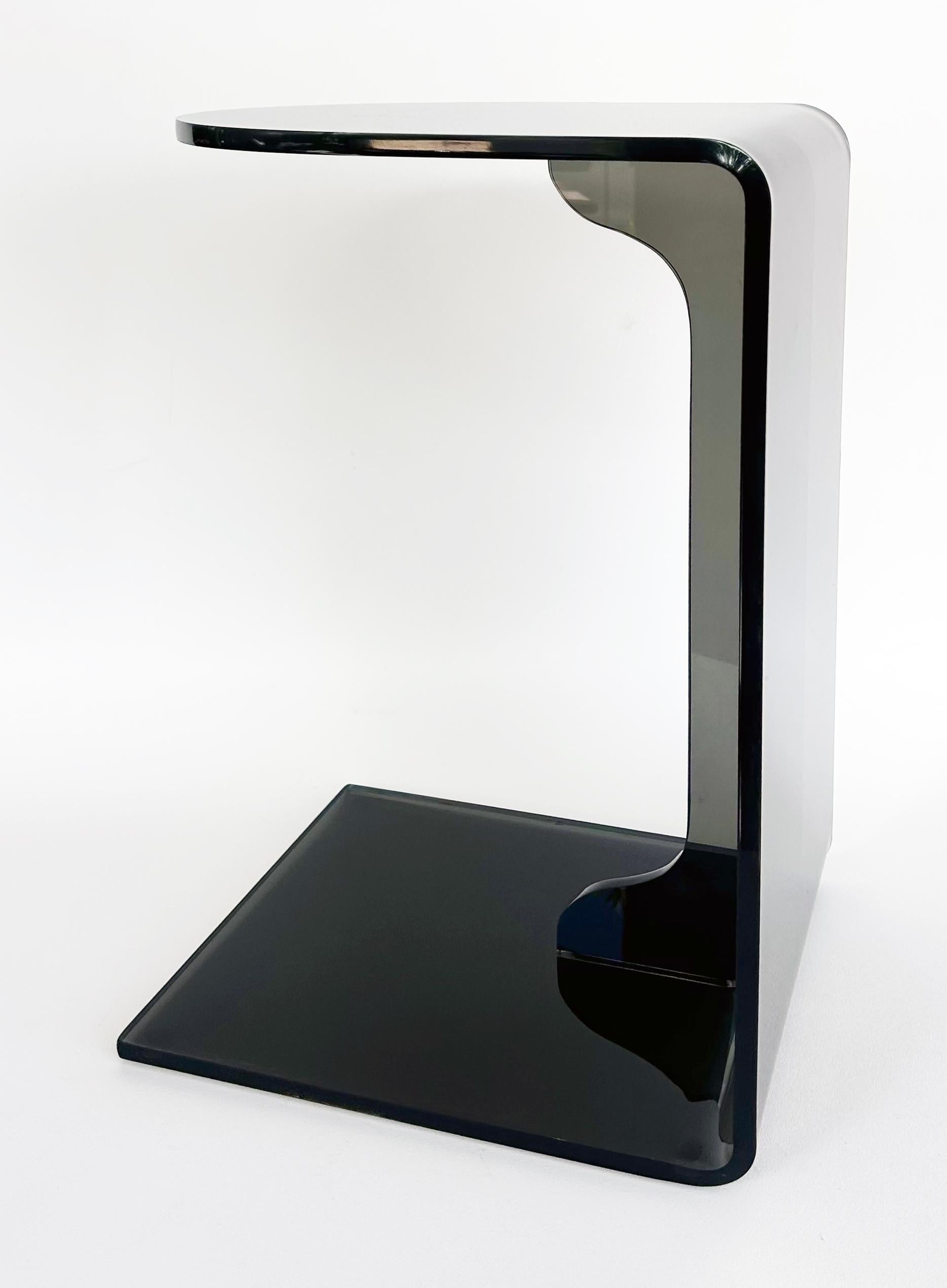Iconic Design's Custom Smoked Acrylic Side Drinks Table, Many Available ...