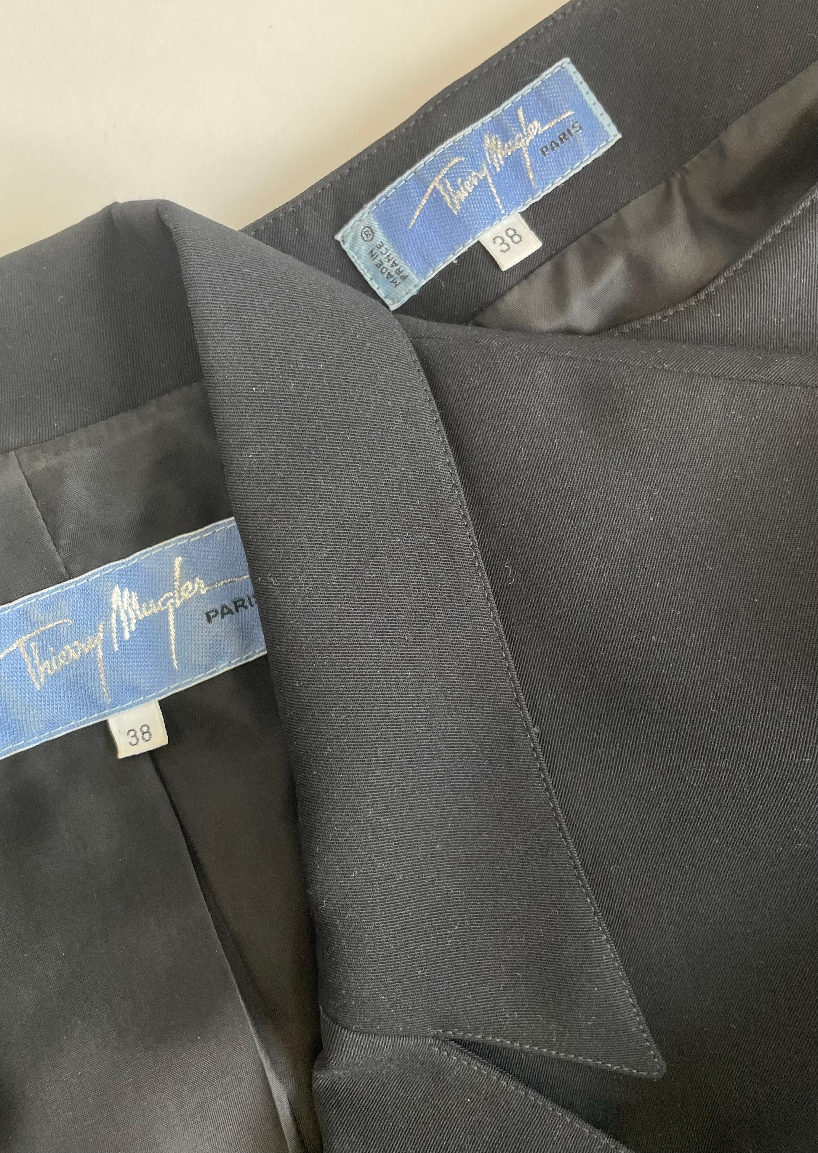 Iconic Documented Thierry Mugler Runway Sheer Boned Corset Skirt Suit, SS1995 For Sale 15
