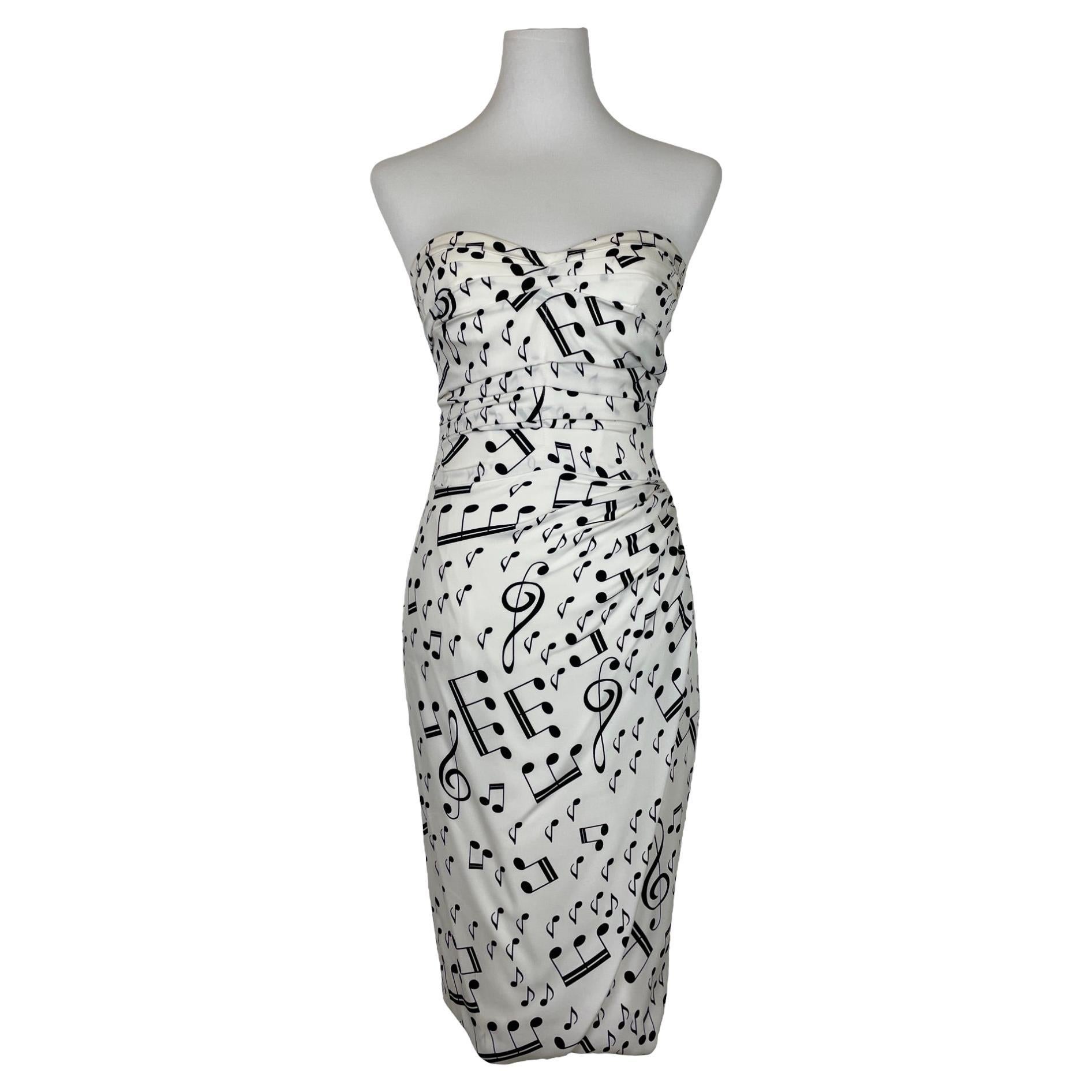 Iconic Dolce e Gabbana "Music" Dress F/W 2011 For Sale