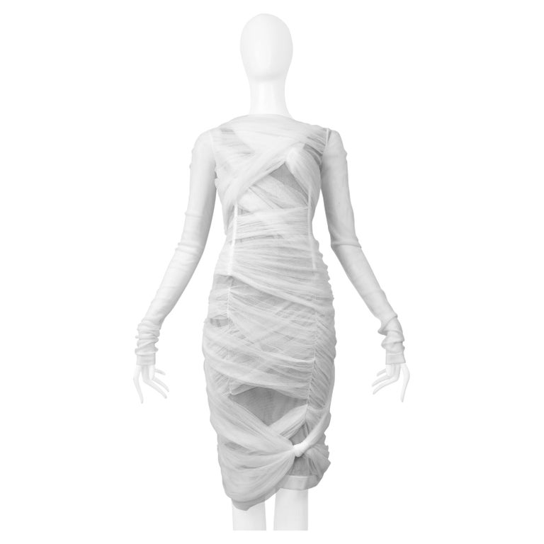 mummy bodycon dress Iconic Dolce and Gabbana White Mesh Sheer For Sale at 1stDibs Size:9 US - 42 EU flat-shoes-25 6.78 oz/yd² (230 g/m²) Style 2435 Mabel |