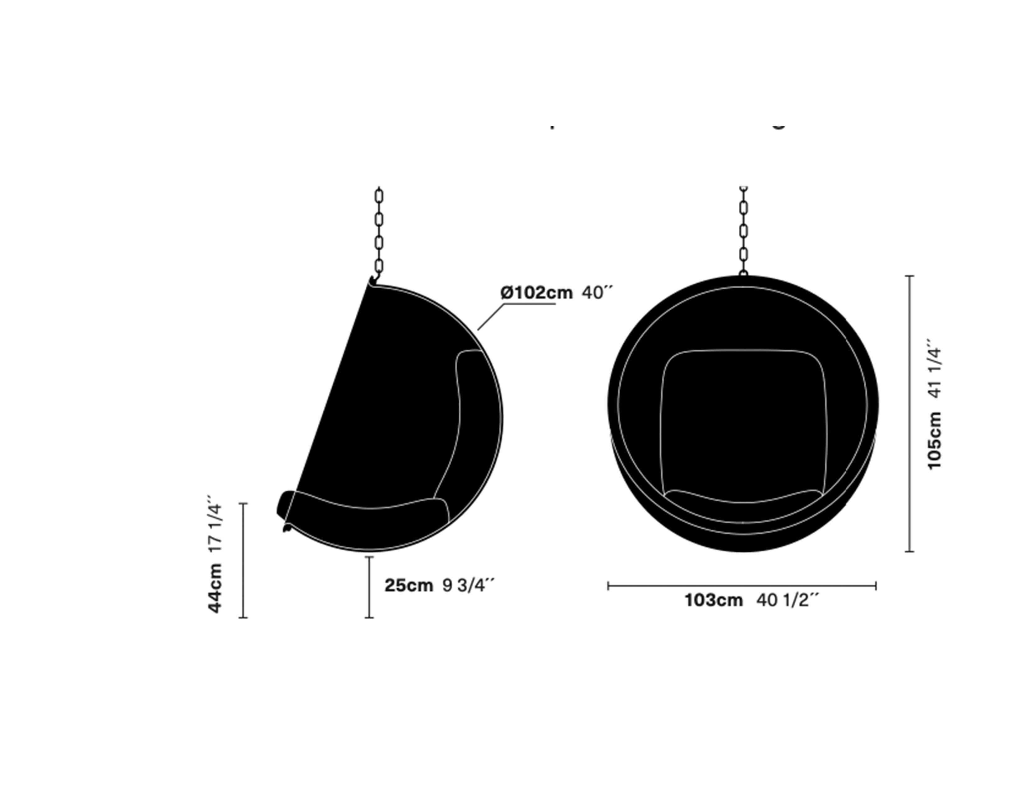 Eero Aarnio fauteuil bulle emblématique en cuir noir en vente 6