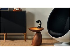 Iconic Eero Aarnio Black Swivel Ball Lounge Chair