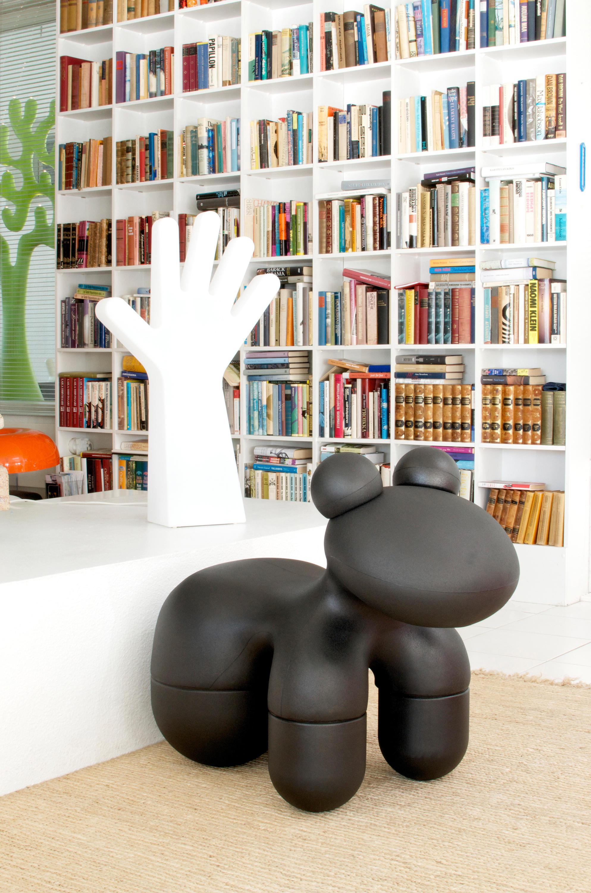Pony is a friendly and characterful addition to any room, but as always, it was designed first and foremost to provide a comfortable seat. Pony has a moulded foam body, feet and ears which are all connected by a tube frame and upholstered in a