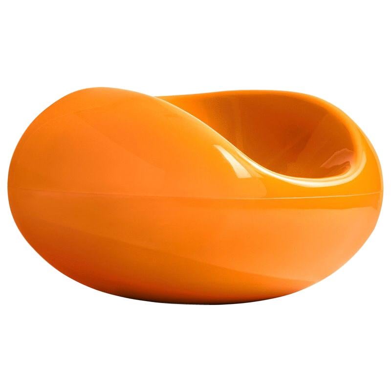 Chaise emblématique Eero Aarnio orange Pastil en vente