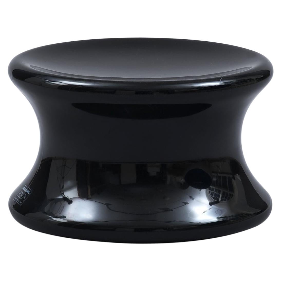 Iconic Eero Aarnio Small Black Mushroom Stool