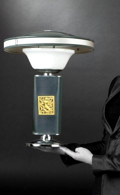 Iconic Eileen Gray Mermaid Table Lamp by Jumo, circa 1940s