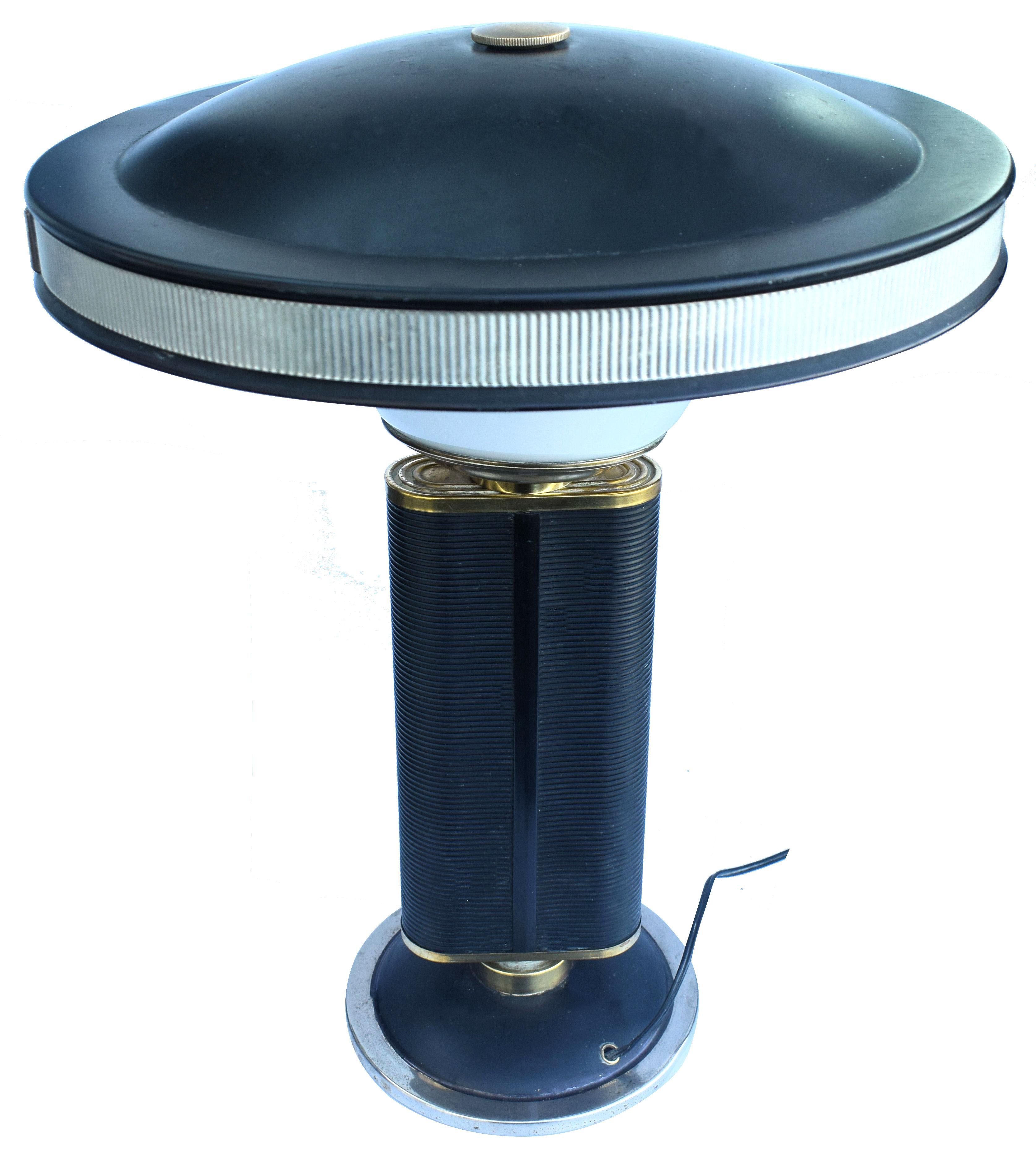 Iconic Eileen Gray Mermaid Table Lamp by Jumo In Good Condition In Devon, England