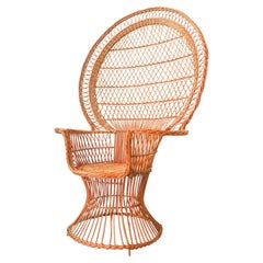 Retro Iconic “Emanuelle” Peacock Chair, 1970's