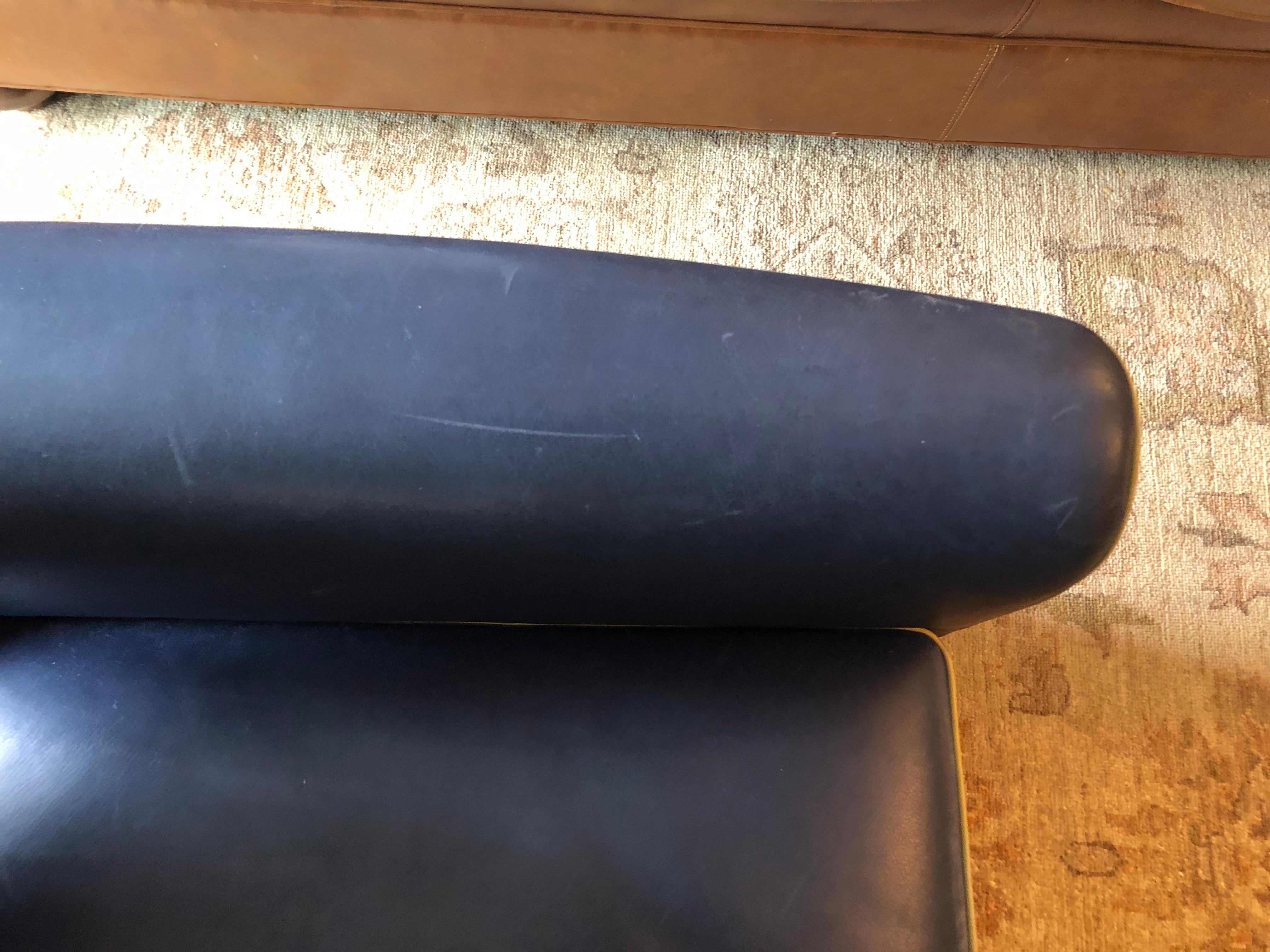 De Sede Emiel Veranneman Mid-Century Modern Pair of Osaka Leather Club Chairs 8