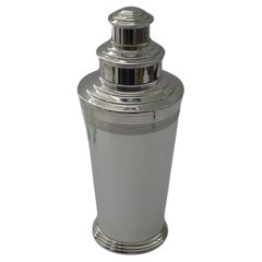 Used Iconic English Art Deco Cocktail Shaker by Barker Brothers