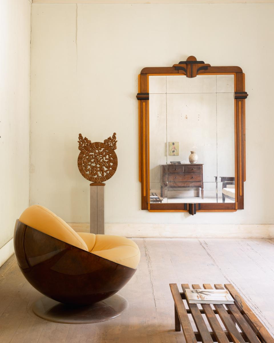 Space Age Iconica poltrona Esfera di Ricardo Fasanello - Proprietà Fasanello certificata - Anni '60 in vendita