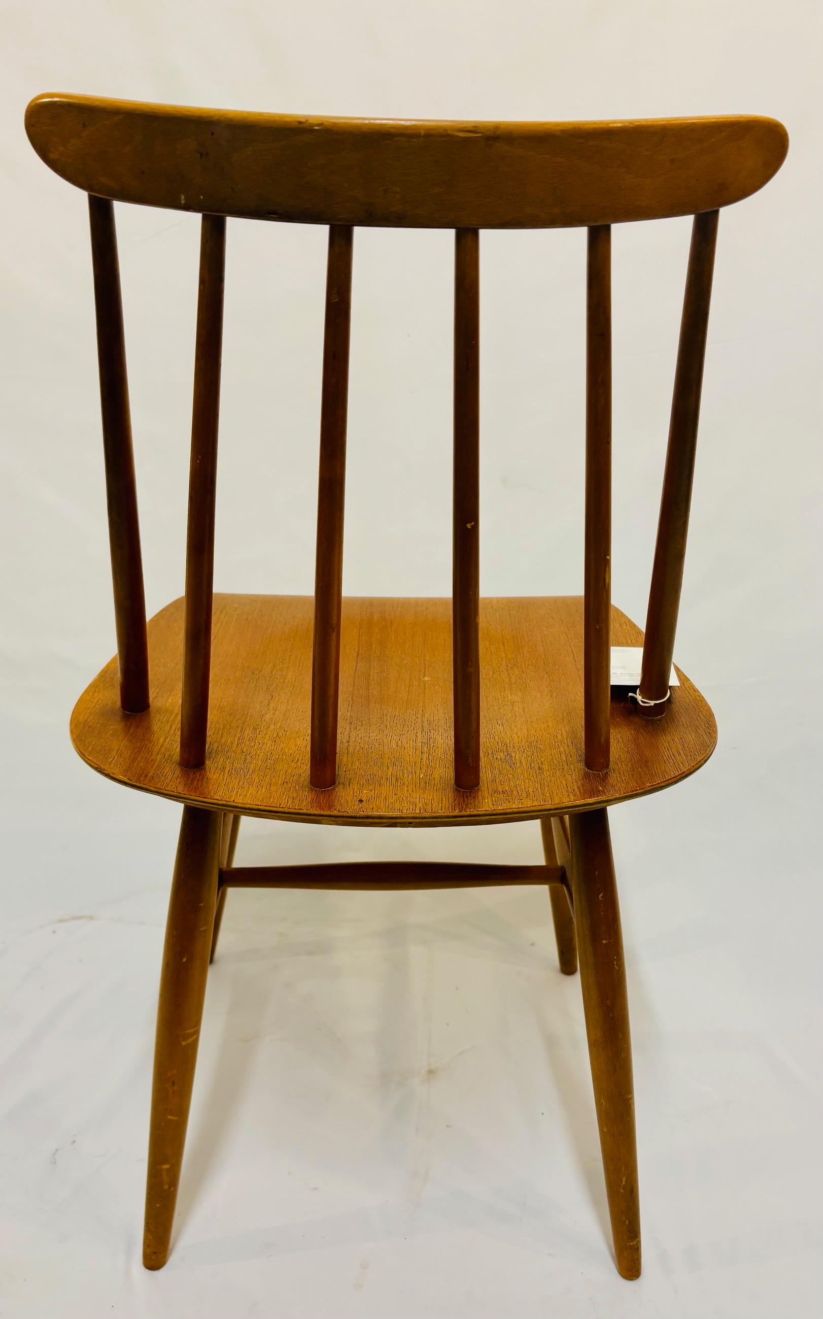 Mid-Century Modern Iconic Fannett Side Chair by Ilmari Tapiovaara For Sale