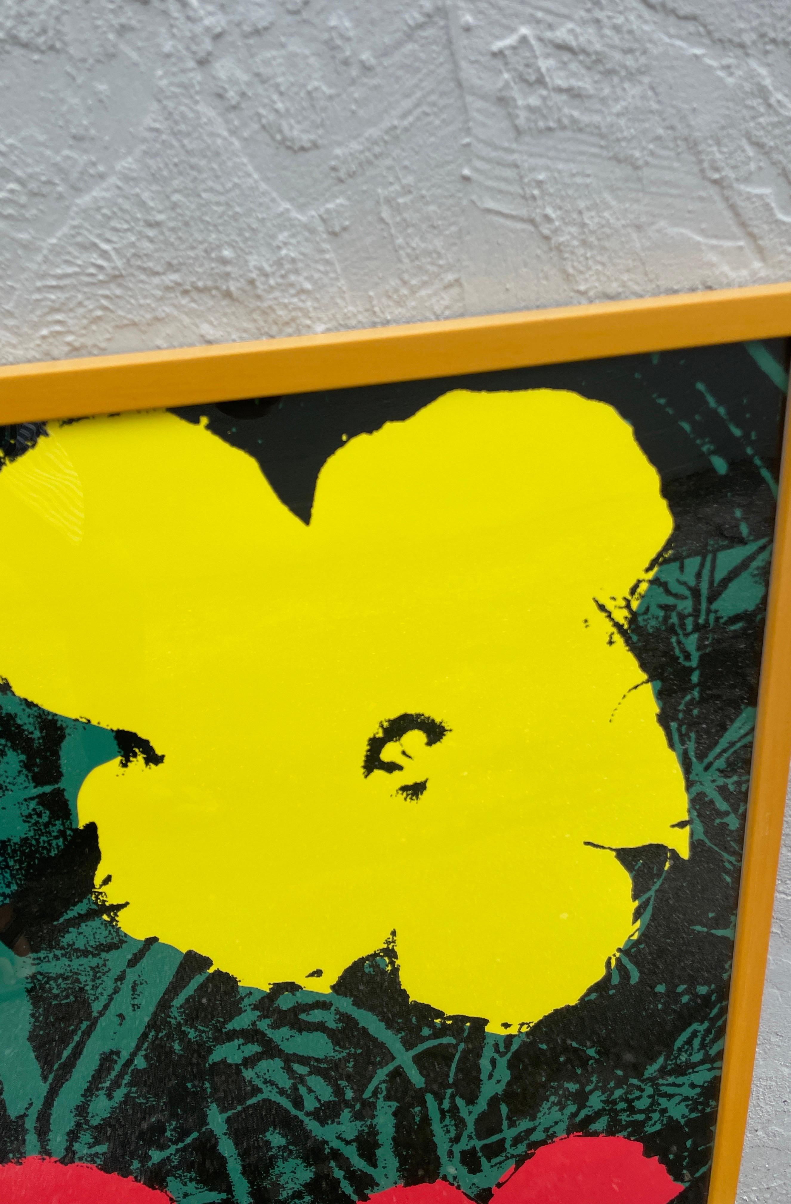 20th Century Iconic Flowers by Andy Warhol For Sale