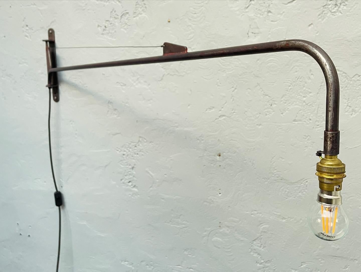 Iconic French Industrial Wall Lamp By Jean Prouve  For Sale 4