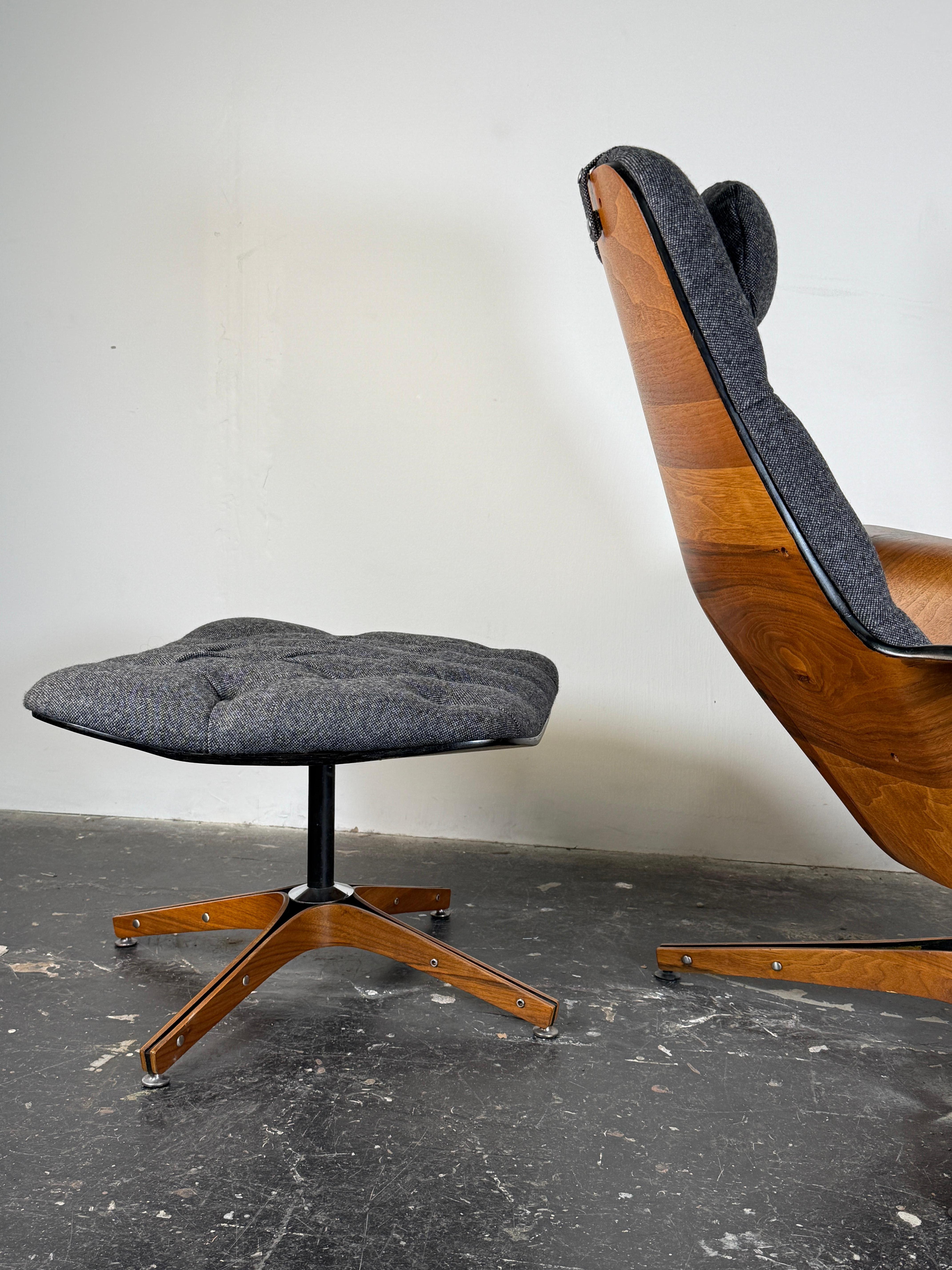 Ikonischer George Mulhauser „Mr. Chair“ Liegesessel für Plycraft im Angebot 4