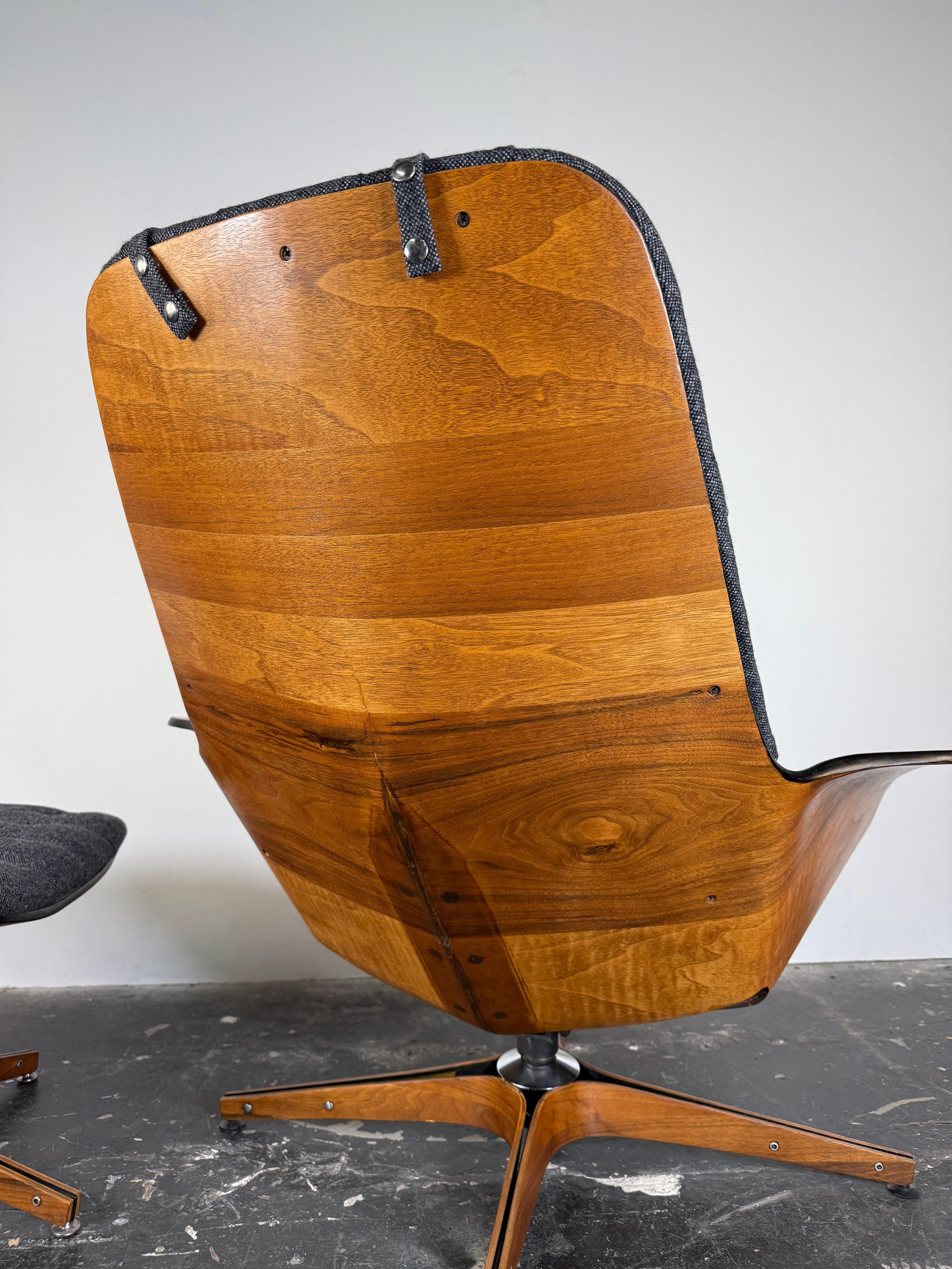 Ikonischer George Mulhauser „Mr. Chair“ Liegesessel für Plycraft (Moderne der Mitte des Jahrhunderts) im Angebot
