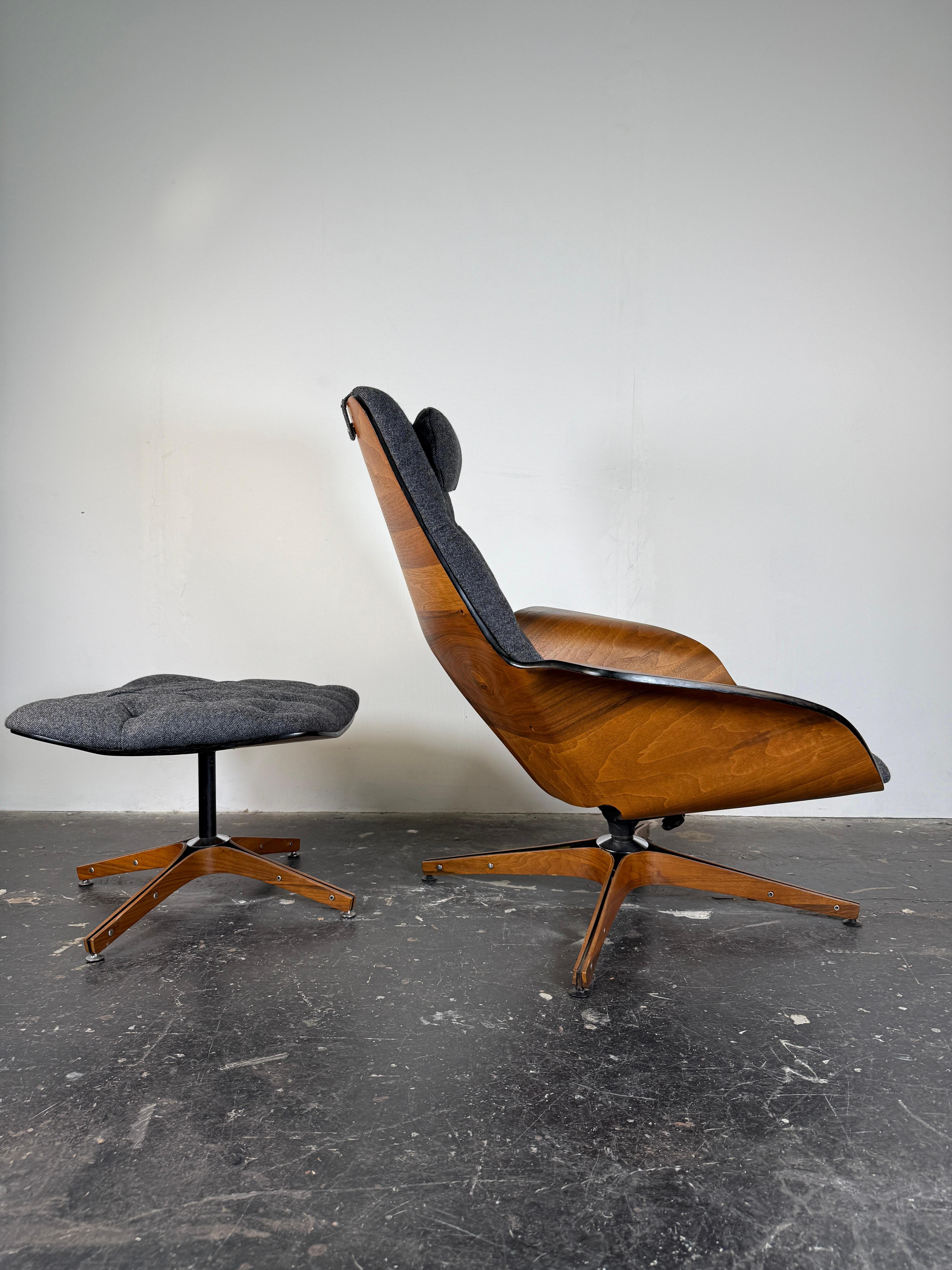 Ikonischer George Mulhauser „Mr. Chair“ Liegesessel für Plycraft (amerikanisch) im Angebot