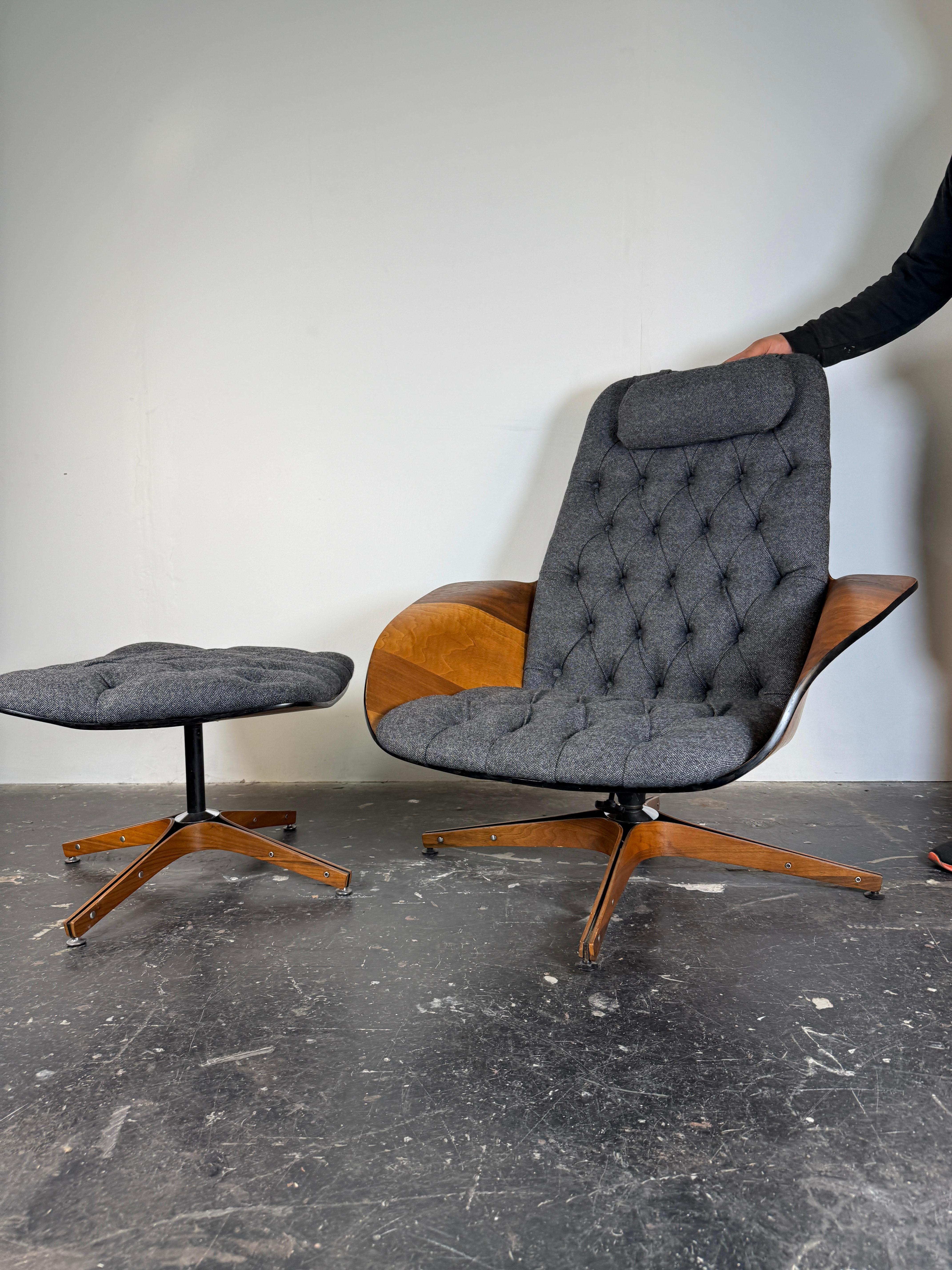 Ikonischer George Mulhauser „Mr. Chair“ Liegesessel für Plycraft (Mitte des 20. Jahrhunderts) im Angebot