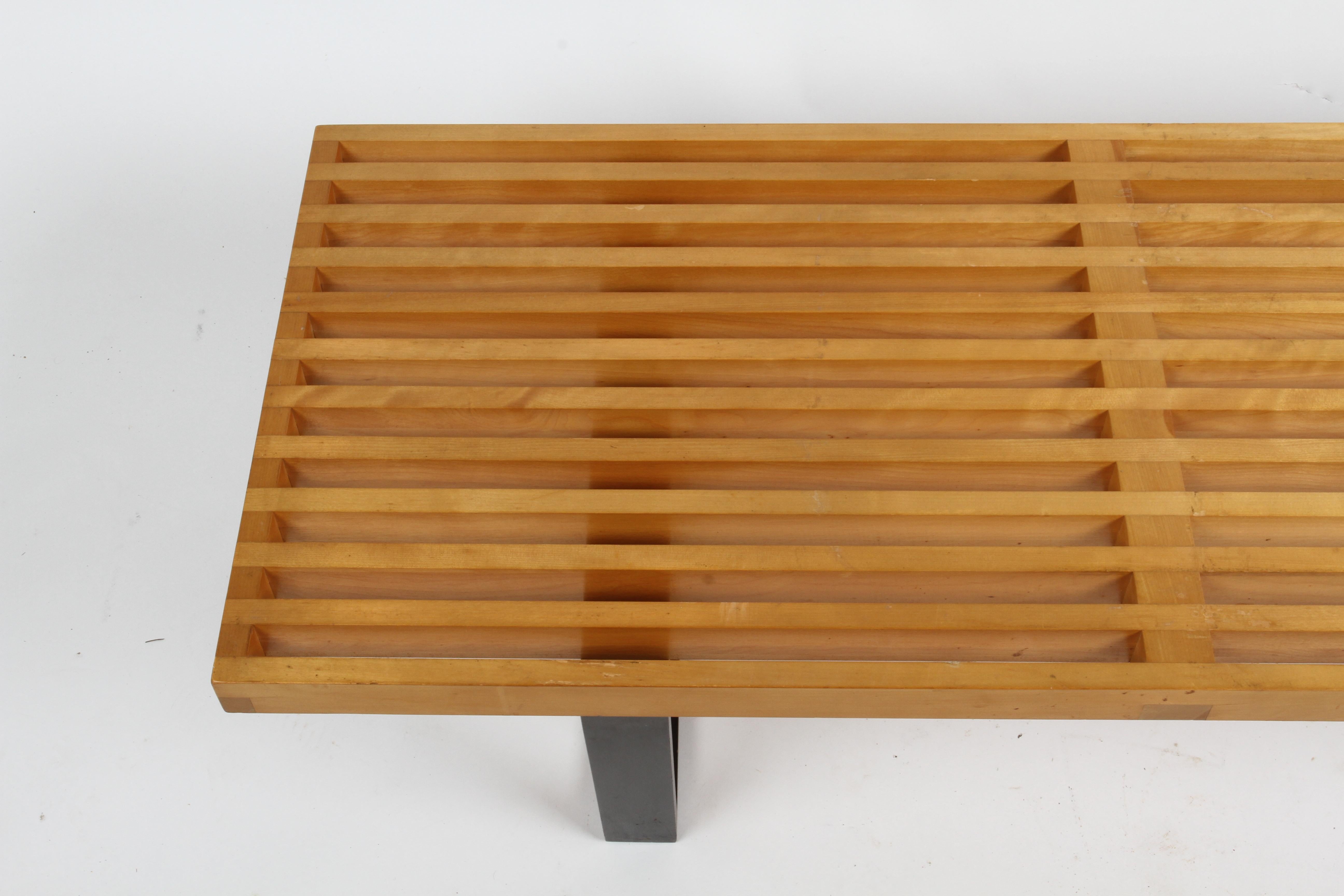 Mid-Century Modern Iconic George Nelson #4691 Vintage Slat Bench for Herman Miller Uncommon 68