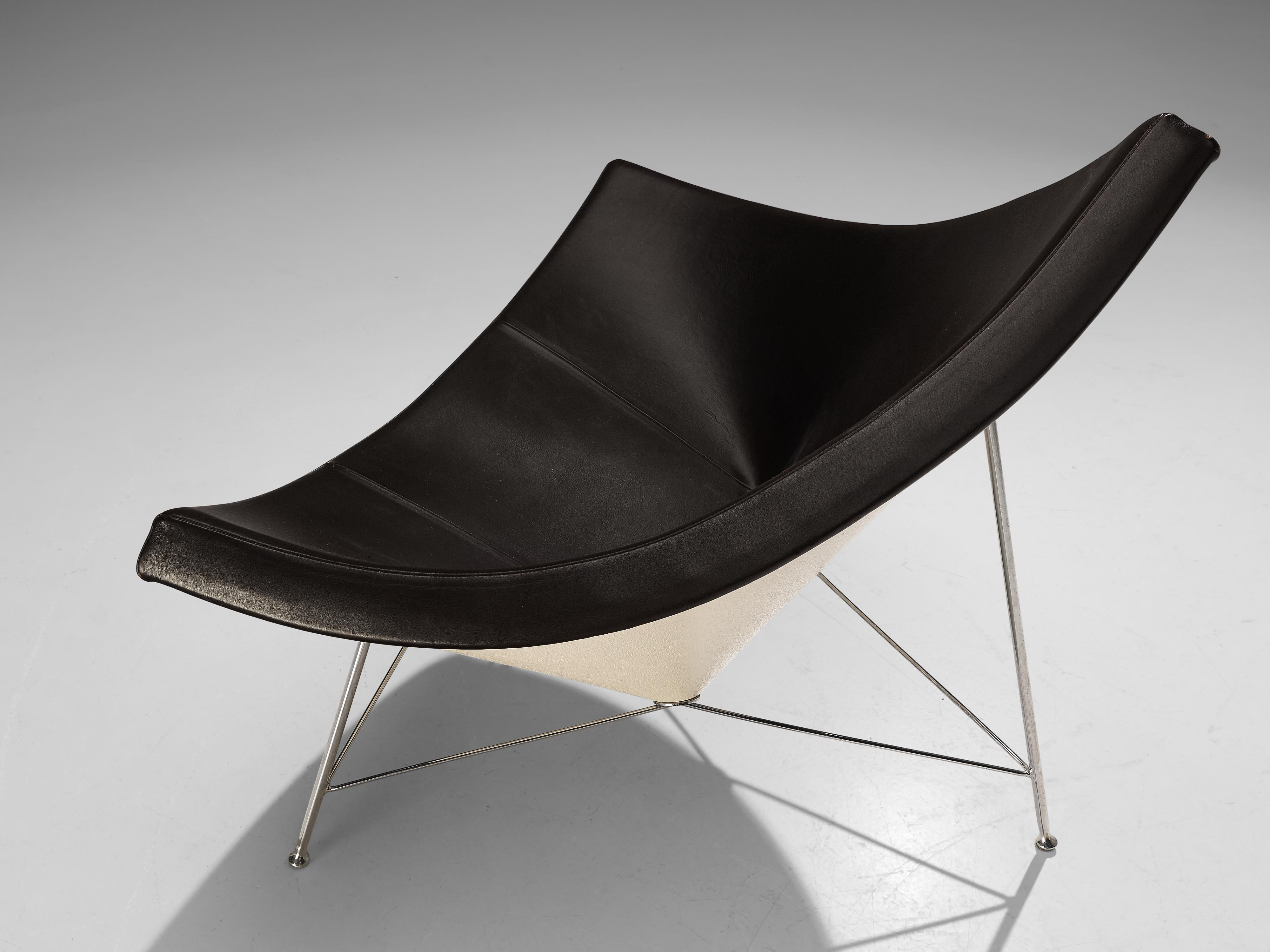Der ikonische George Nelson 'Coconut' Lounge Chair (Moderne der Mitte des Jahrhunderts) im Angebot