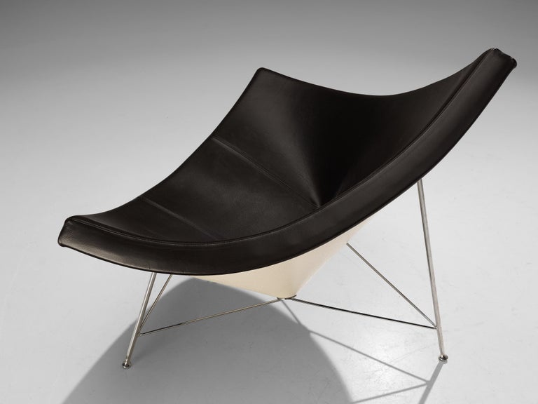 Mid-Century Modern Iconic George Nelson ‘Coconut’ Lounge Chair For Sale